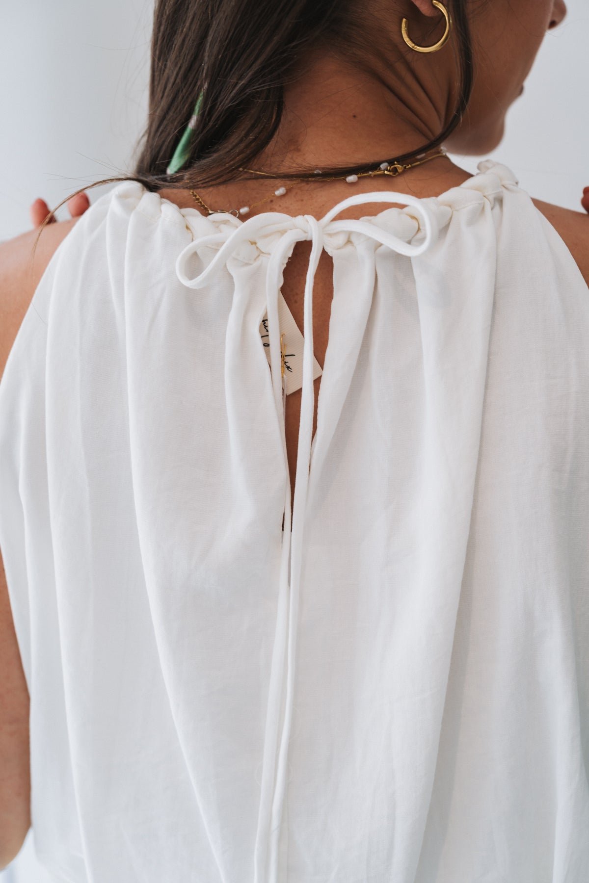 Braided Top White | One Size / Fits 30-34