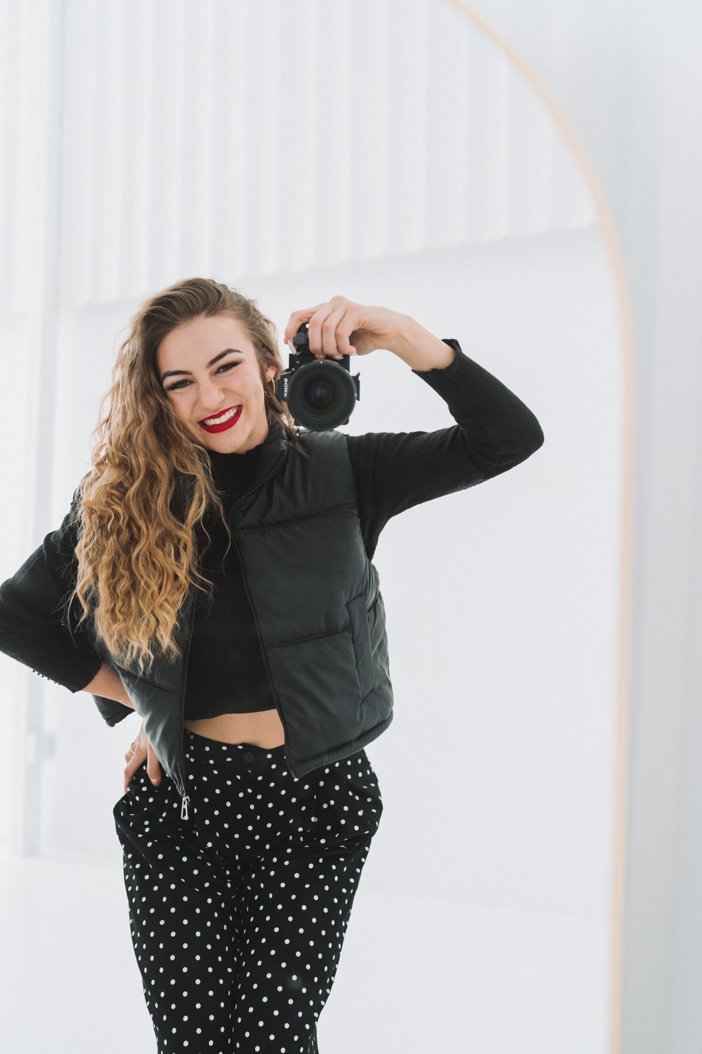Crop Puffer Black