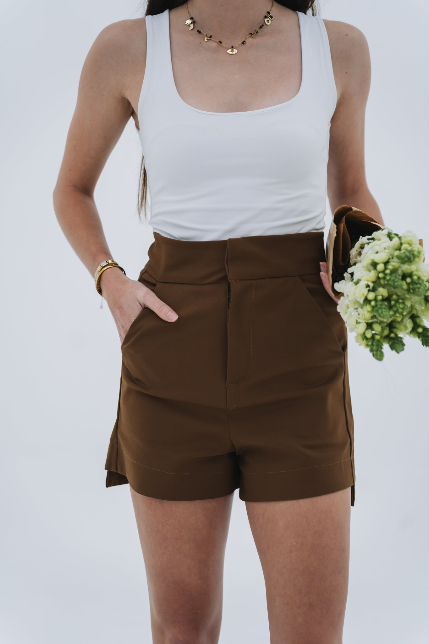 Luna Short Brown
