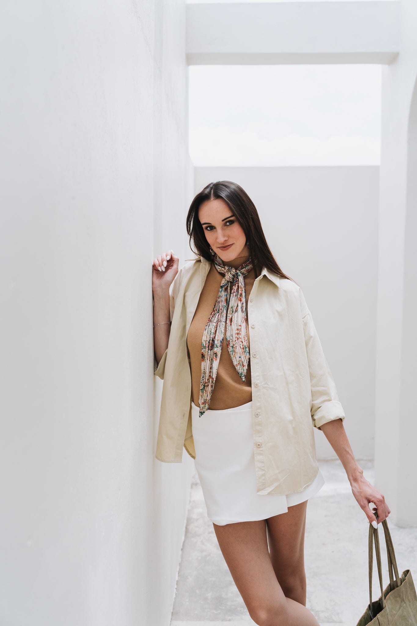 Cotton Blouse Cream | One Size / Fits 32-36