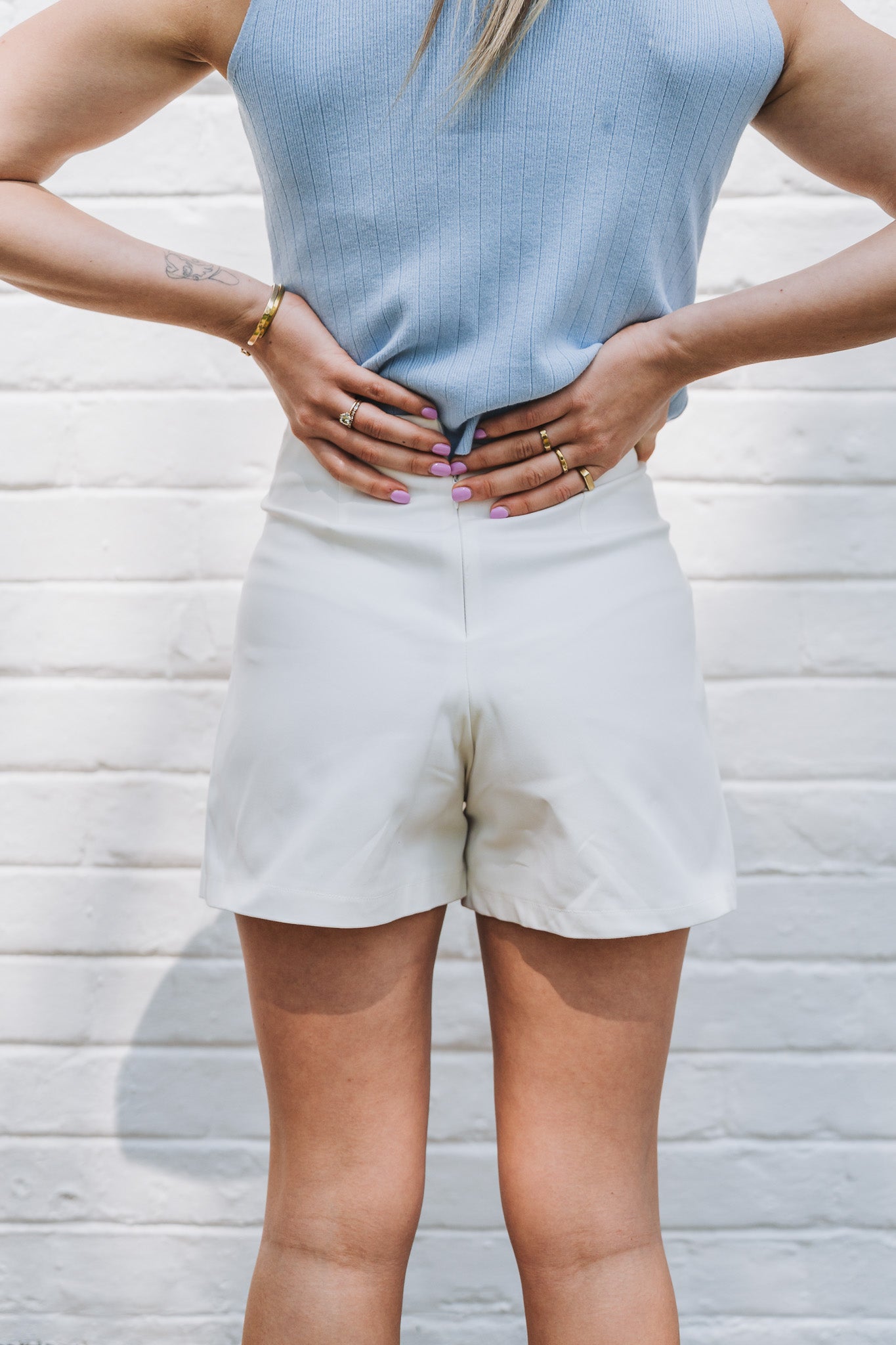 Blaire Skort White