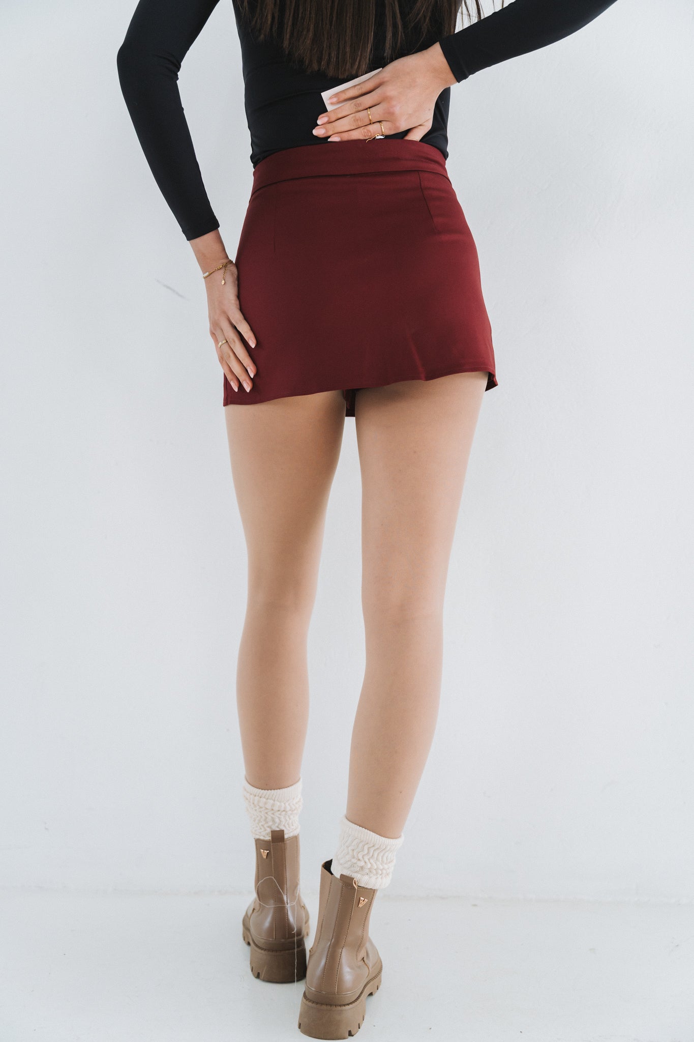 Camilla Skort Maroon