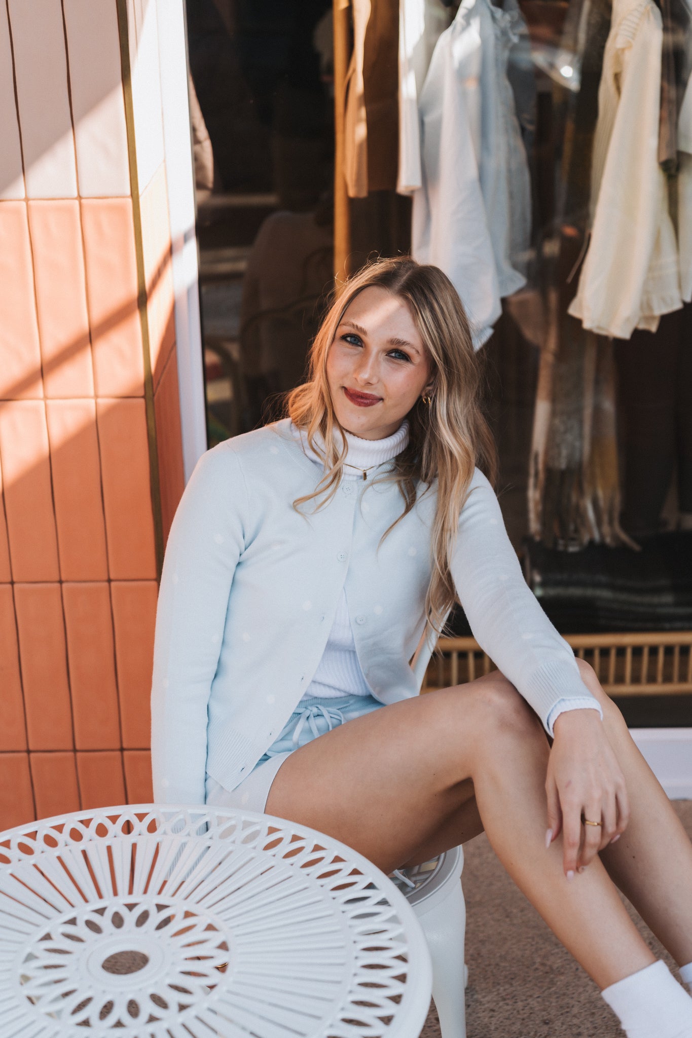 Baby Blue Cardi
