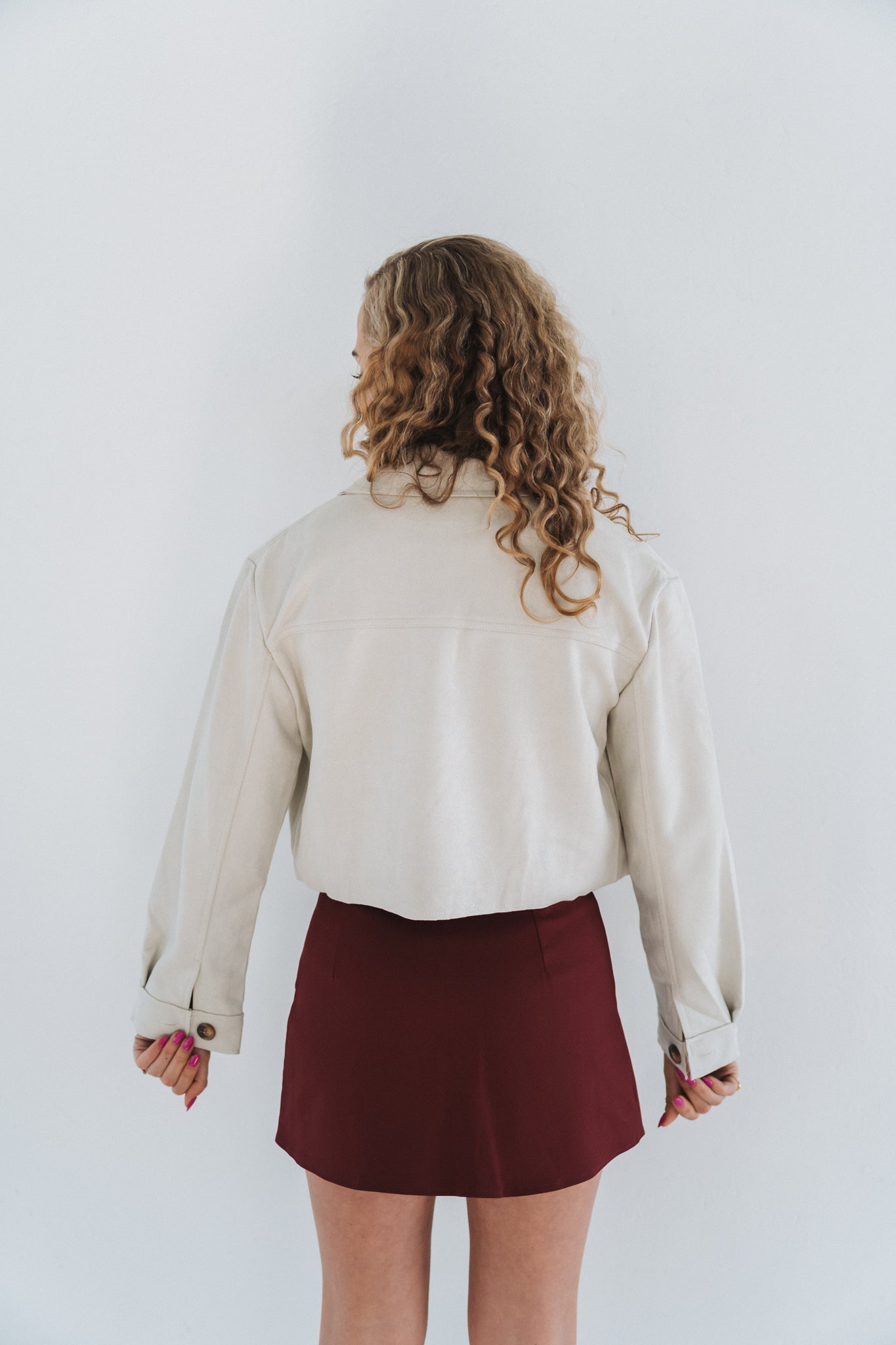 Tay Velvet Jacket Cream | One Size / Fits 30-34
