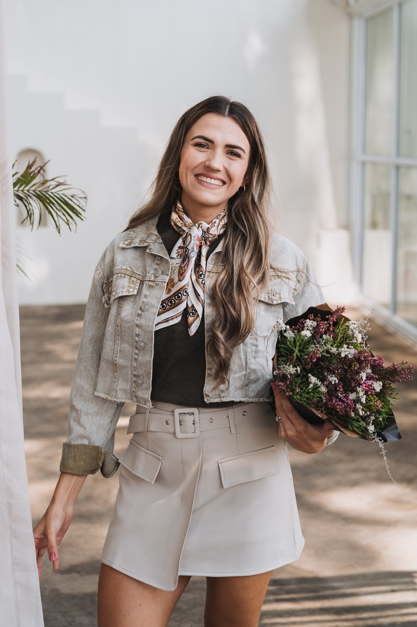 Khaki Denim Jacket | Available in Sizes S-XL