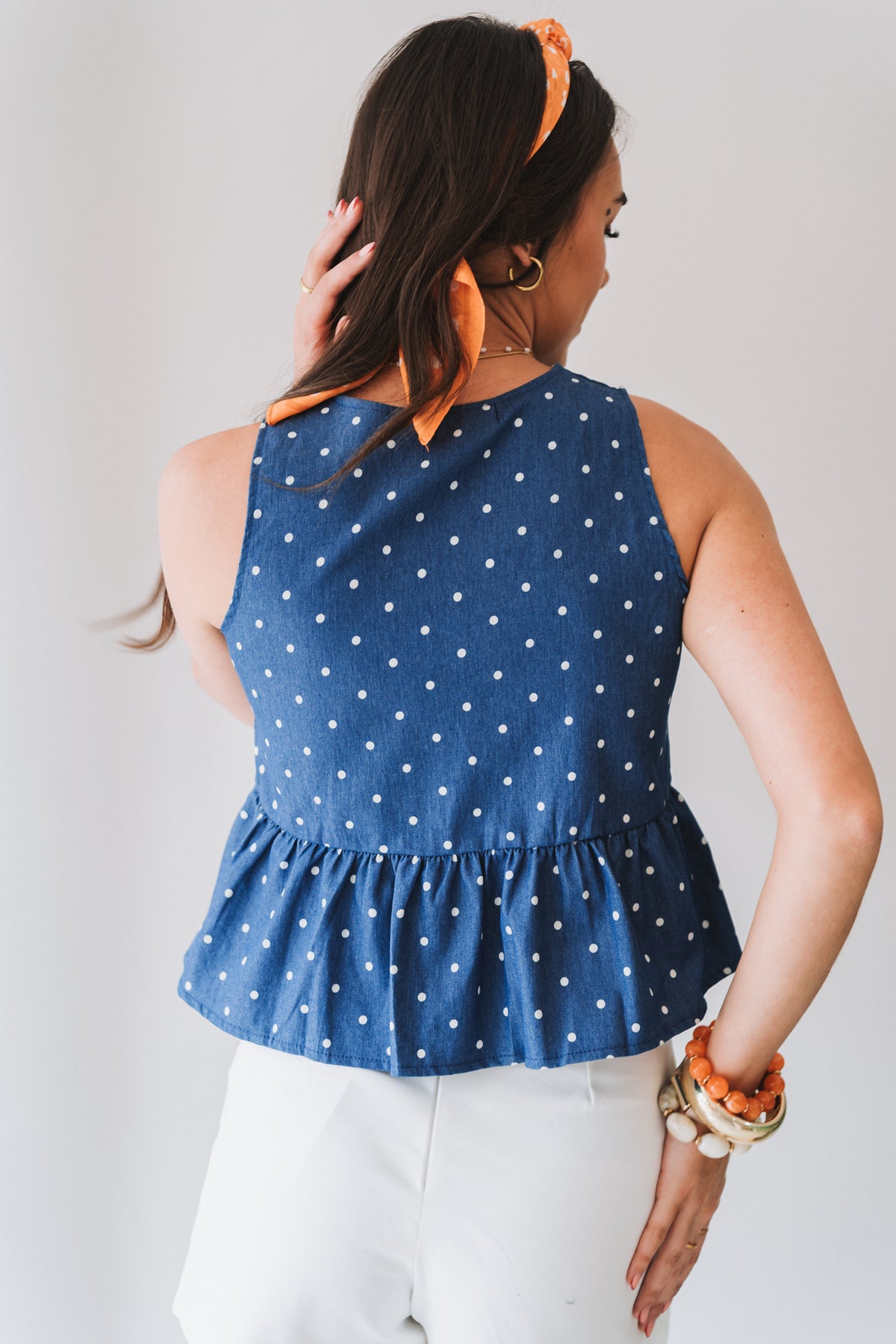 Dark Denim Top | One Size / Fits 30-32