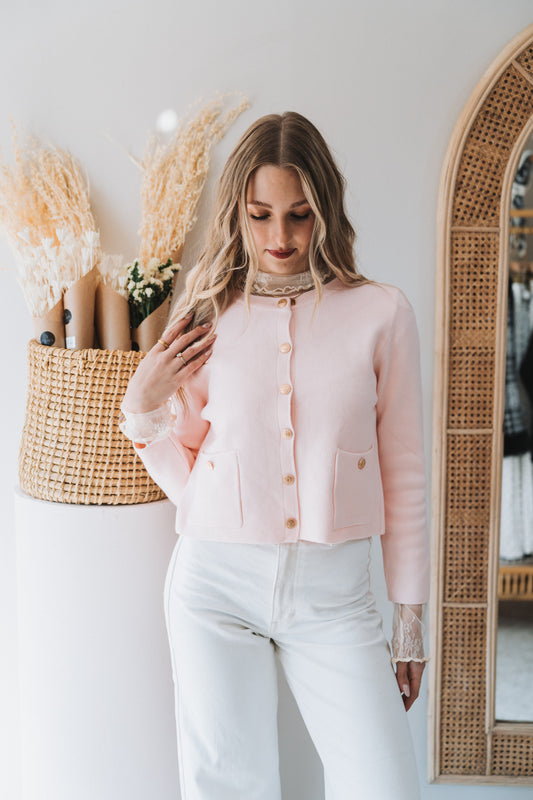 Pastel Cardigan Pink