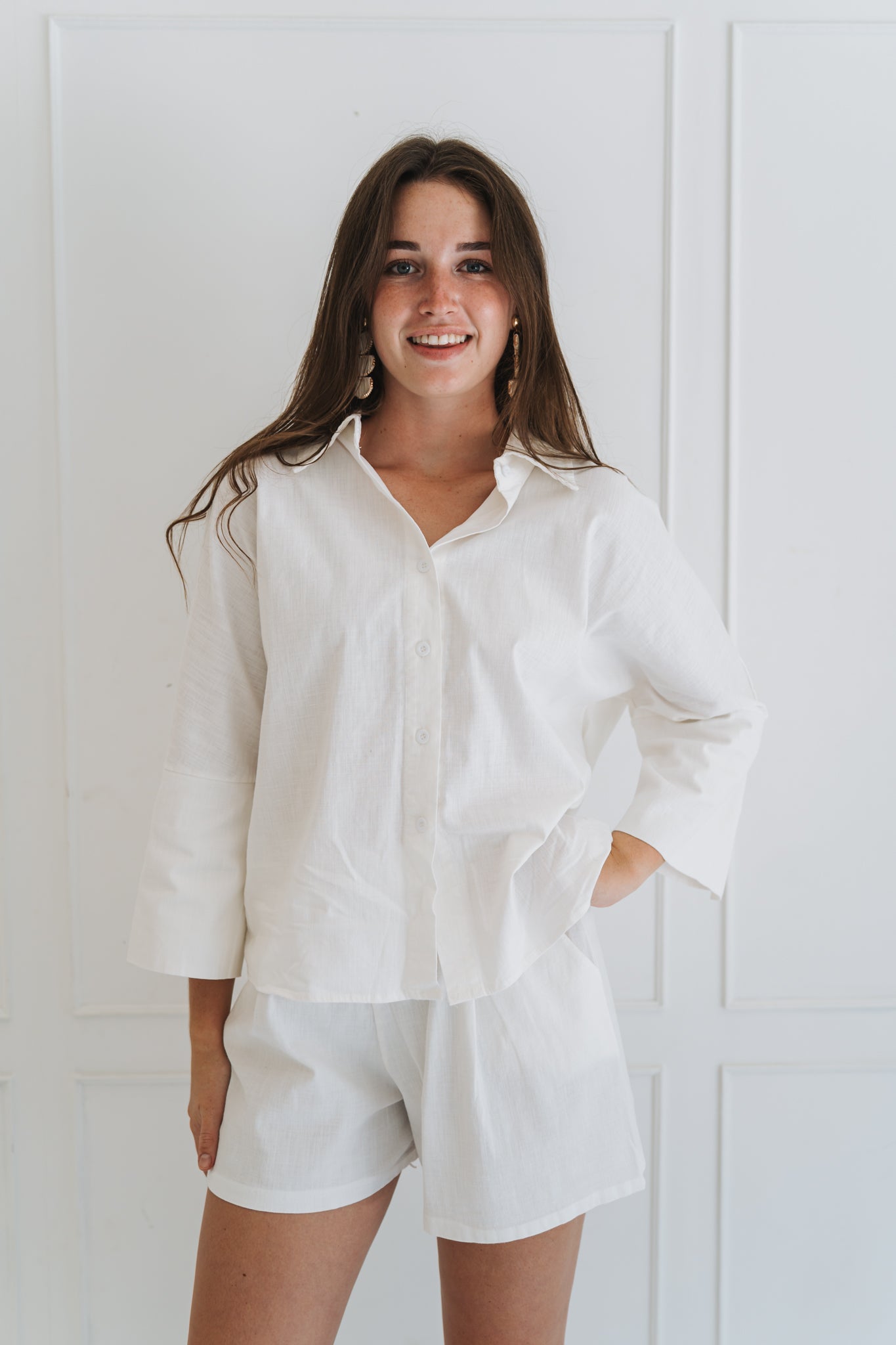 Mary Blouse White