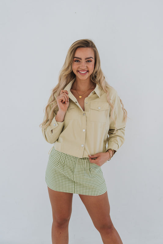 Pastel Jacket Green
