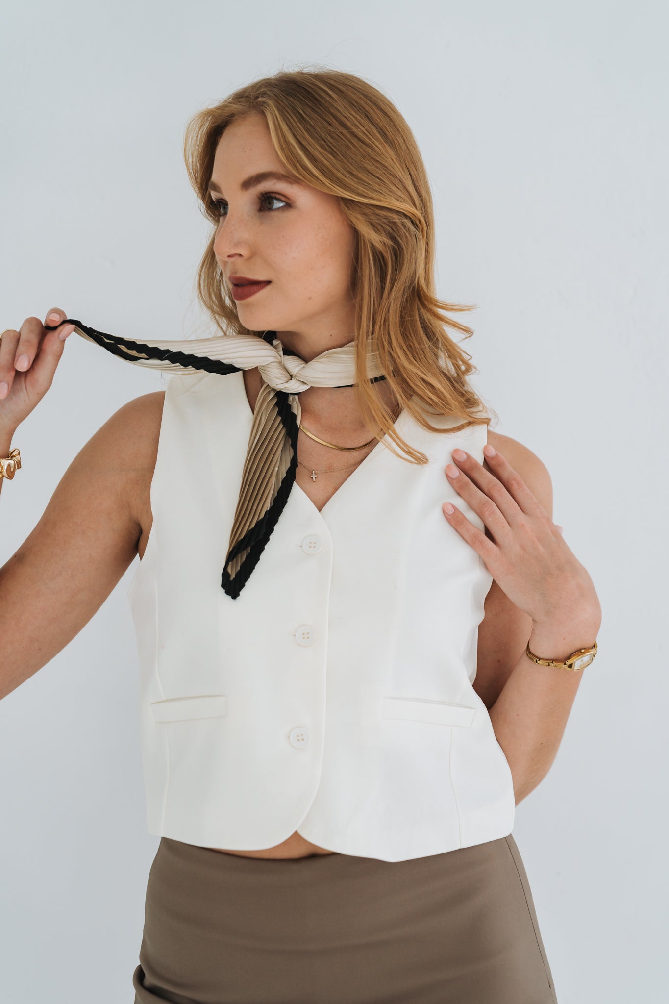 Cream Waistcoat | One Size / Fits 30-34