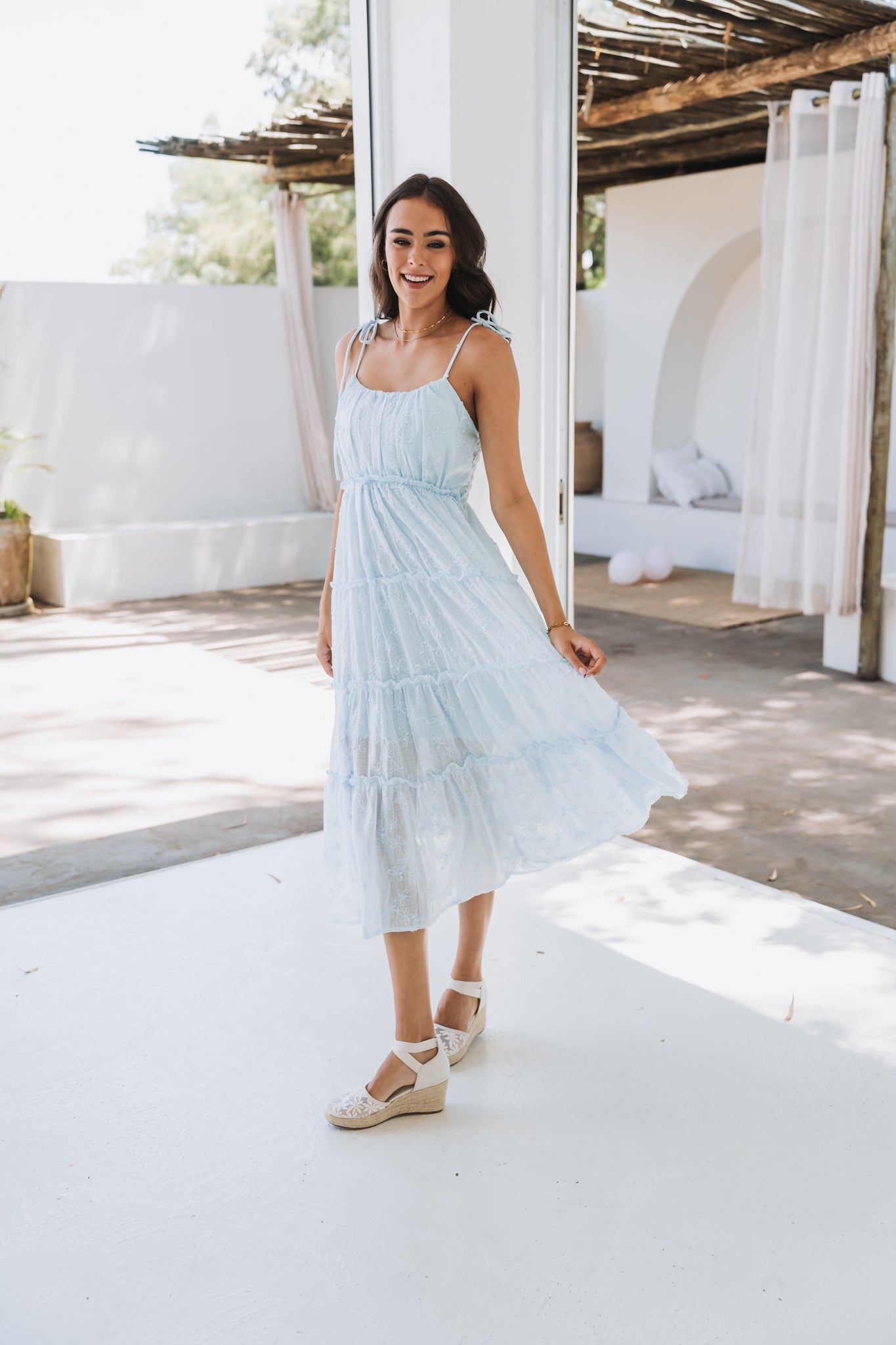 Baby Blue Maxi Dress