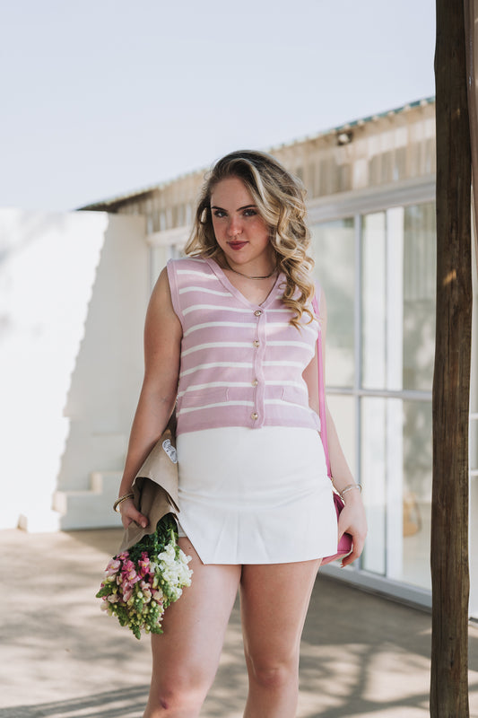 Aroma Waistcoat Lilac