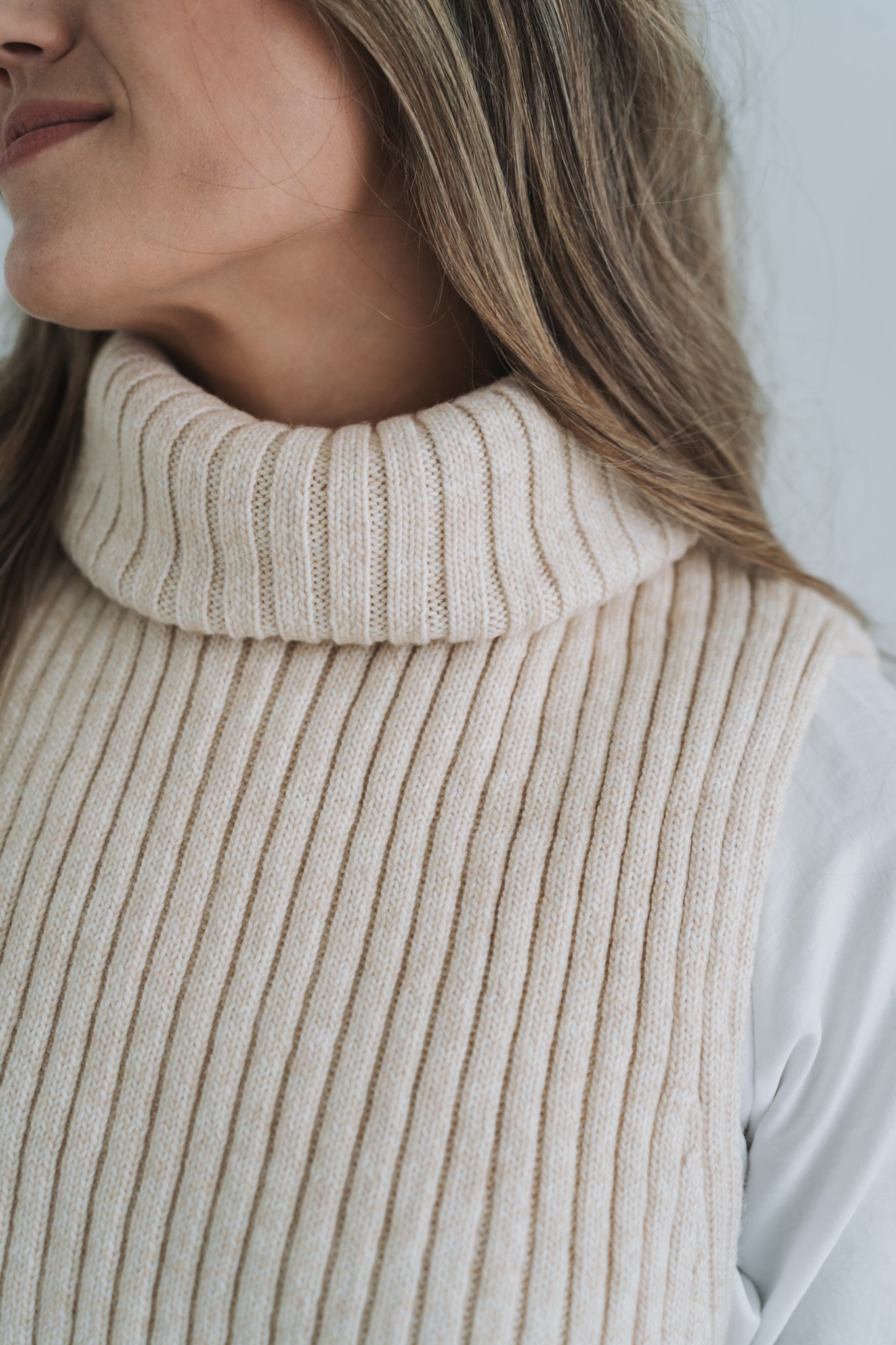 Pull Over Cream | Available in Sizes S, M, L