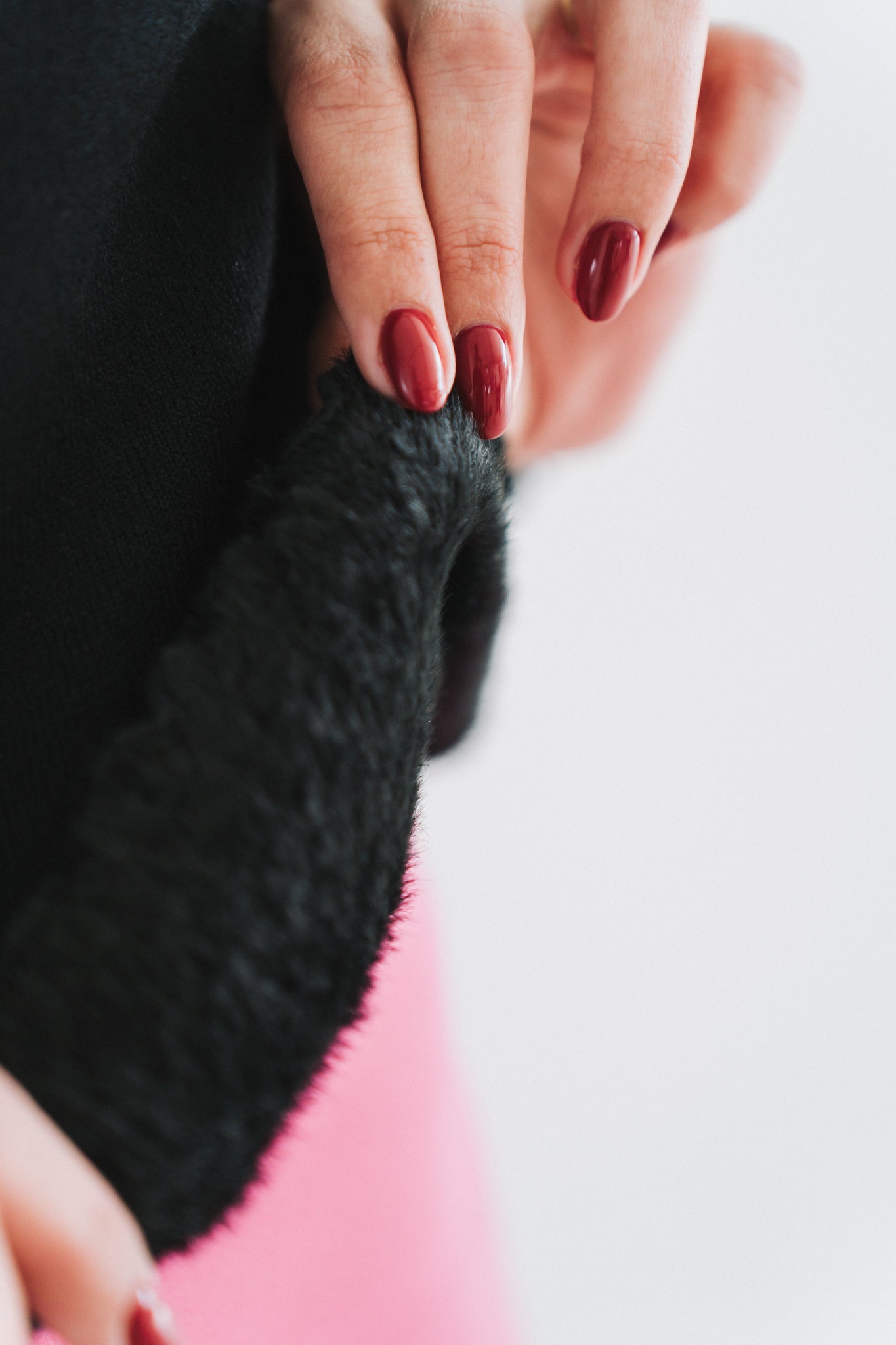 Frill Knit Black | One Size / Fits 30-34