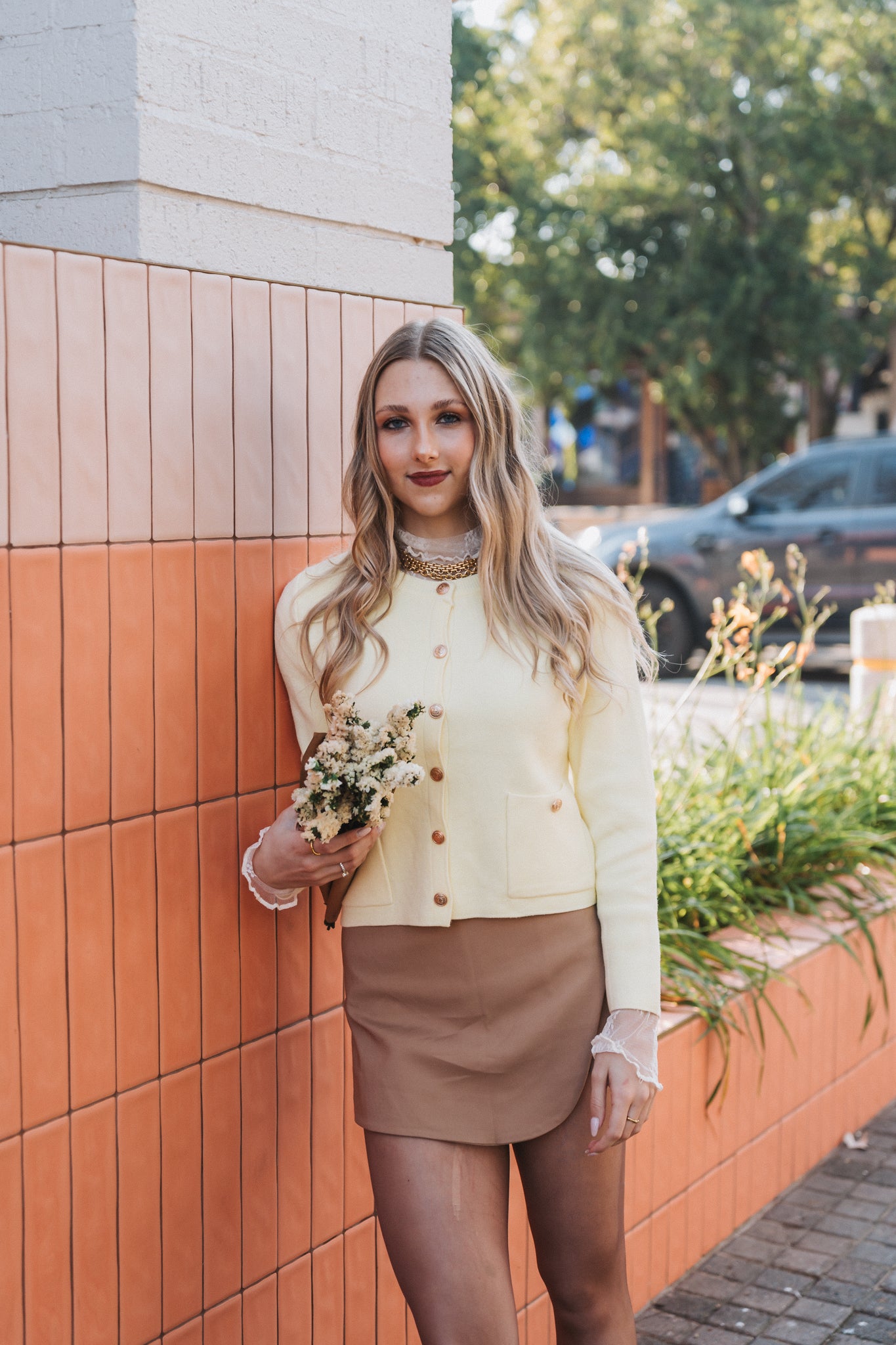 Pastel Cardigan Yellow