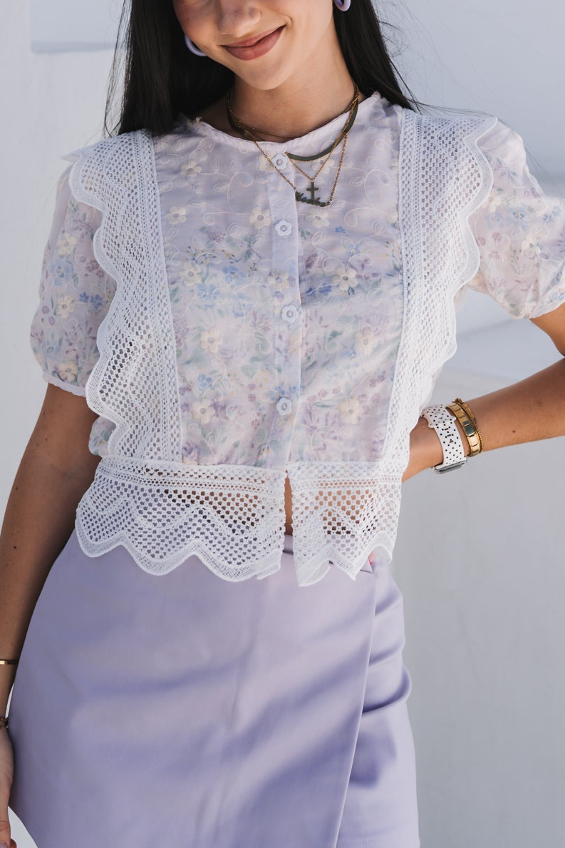 Tanya Lace Lilac | One Size / Fits 30-34