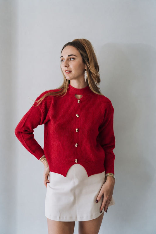 Sparkle Knit Red | One Size / 30-34