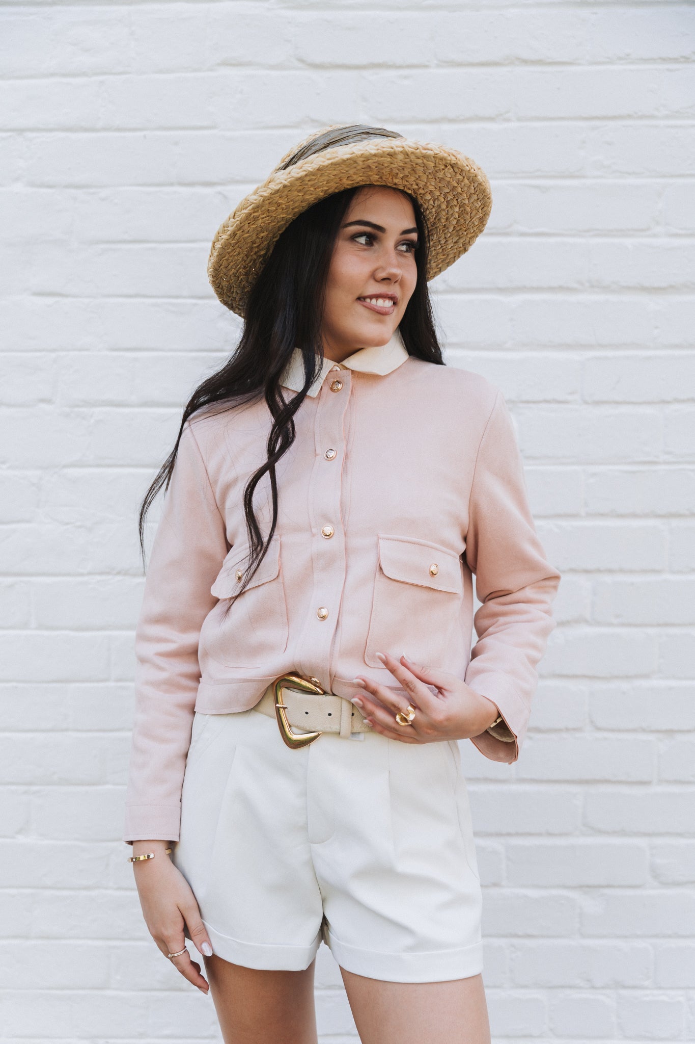Velvet Jacket Pink | One Size / Fits 30-34