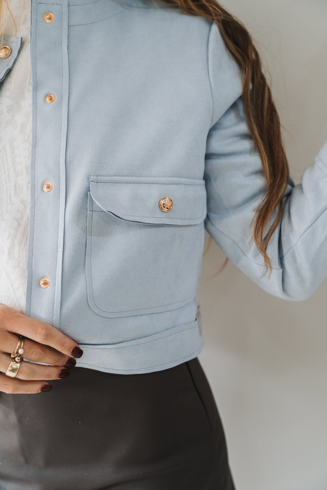 Velvet Jacket Blue