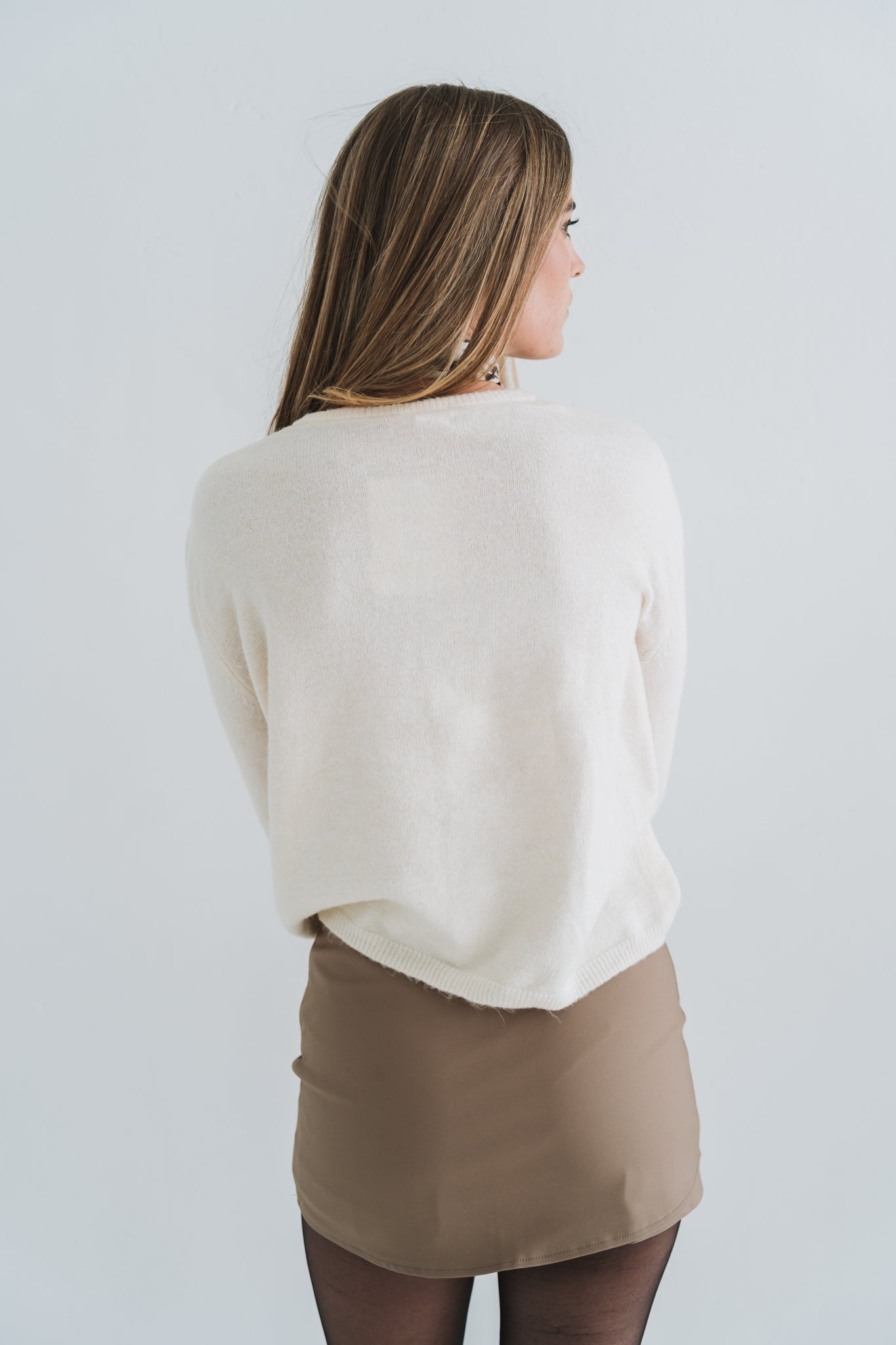 Cream Cardi | Available in Sizes S, M, L