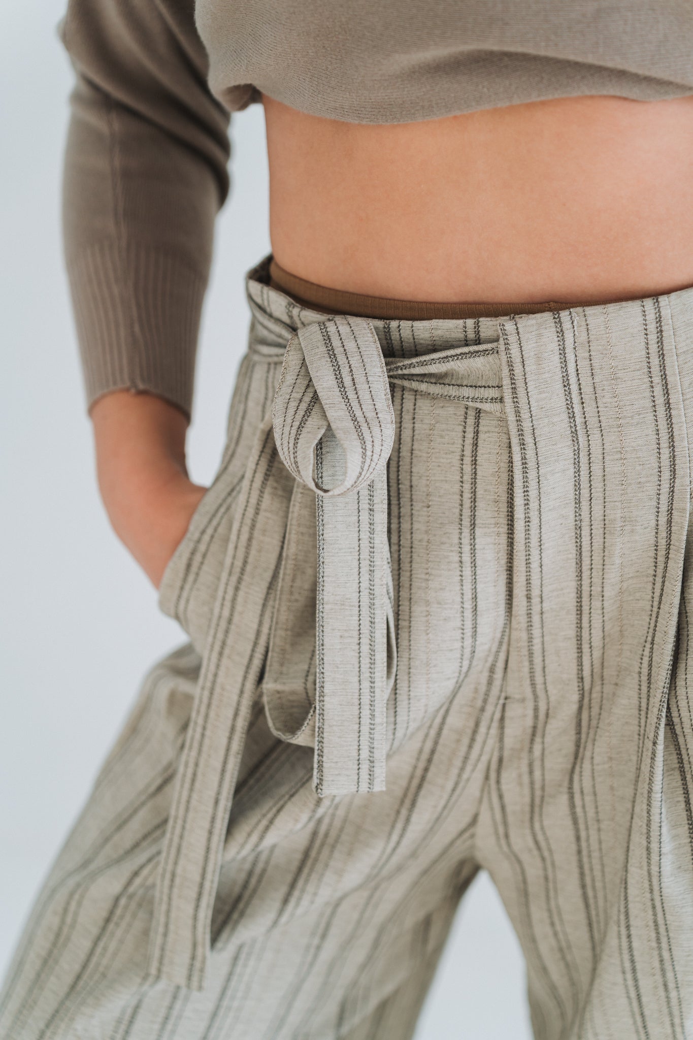 Palazzo Trouser Stripes | One Size / Fits 30-34