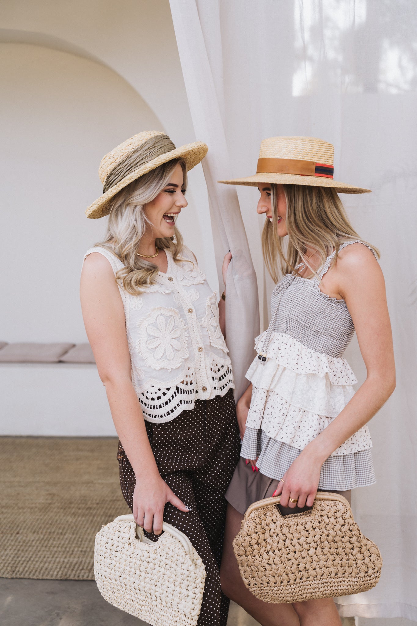 Boho Waistcoat Cream | One Size / Fits 30-34