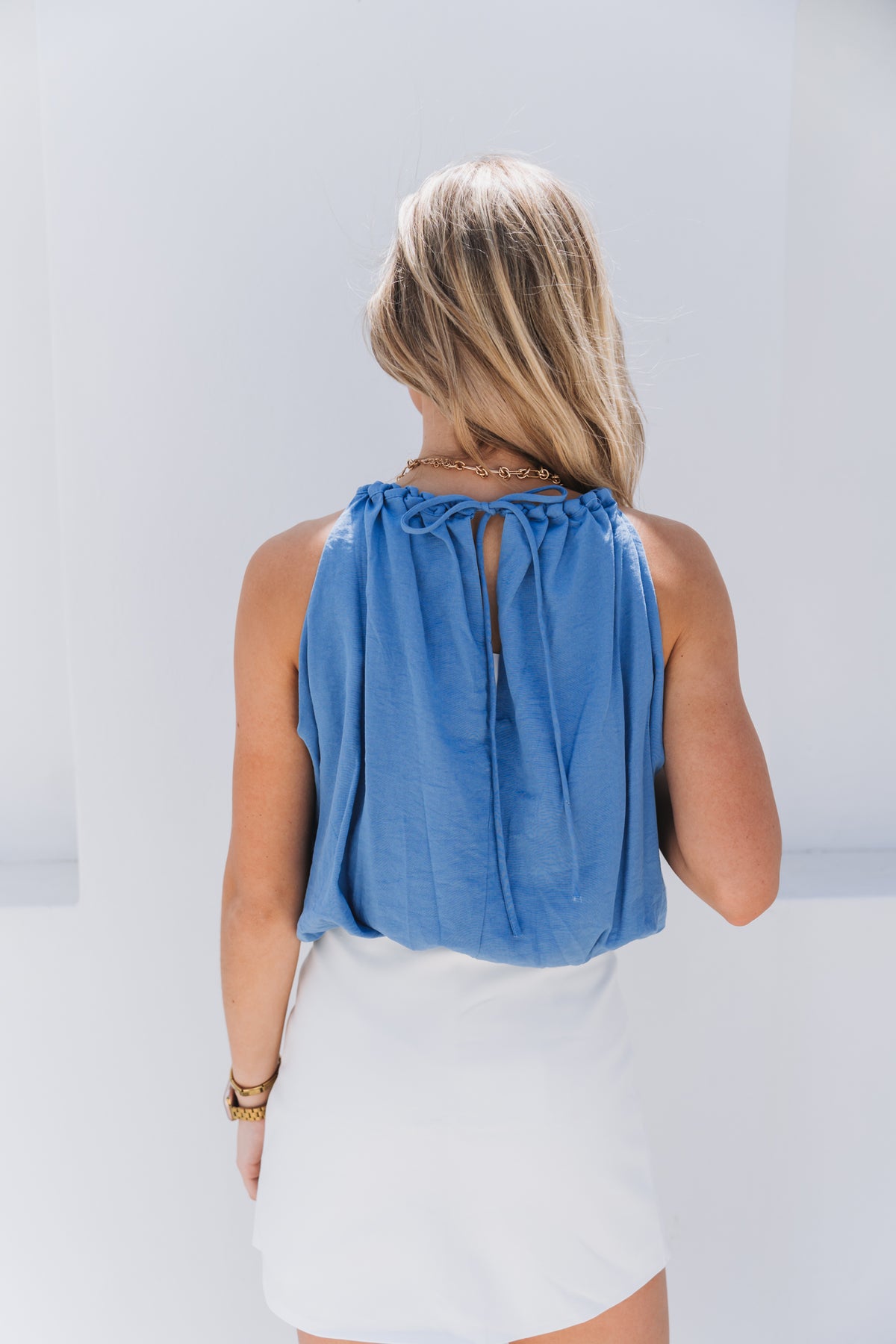 Braided Top Blue | One Size / Fits 30-34