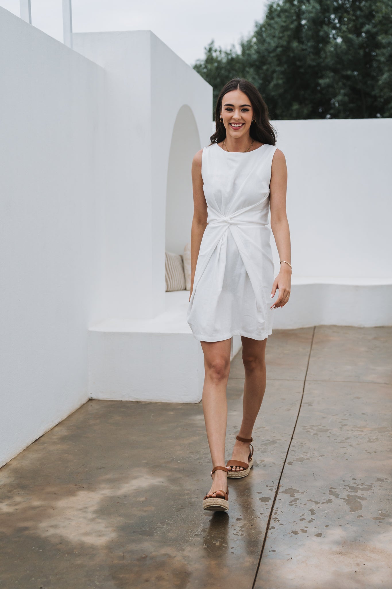 Bea Dress White