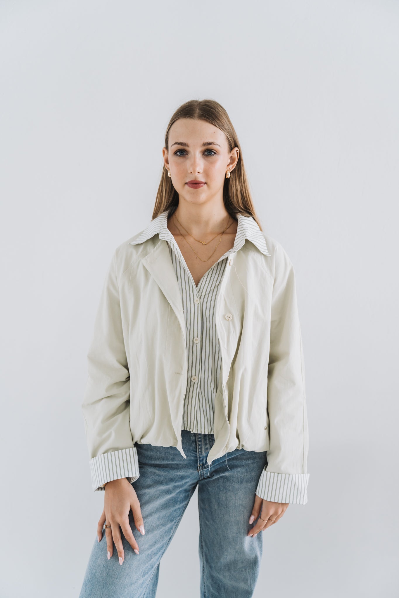 Pastel Collar Jacket Mint | One Size / Fits 30-36