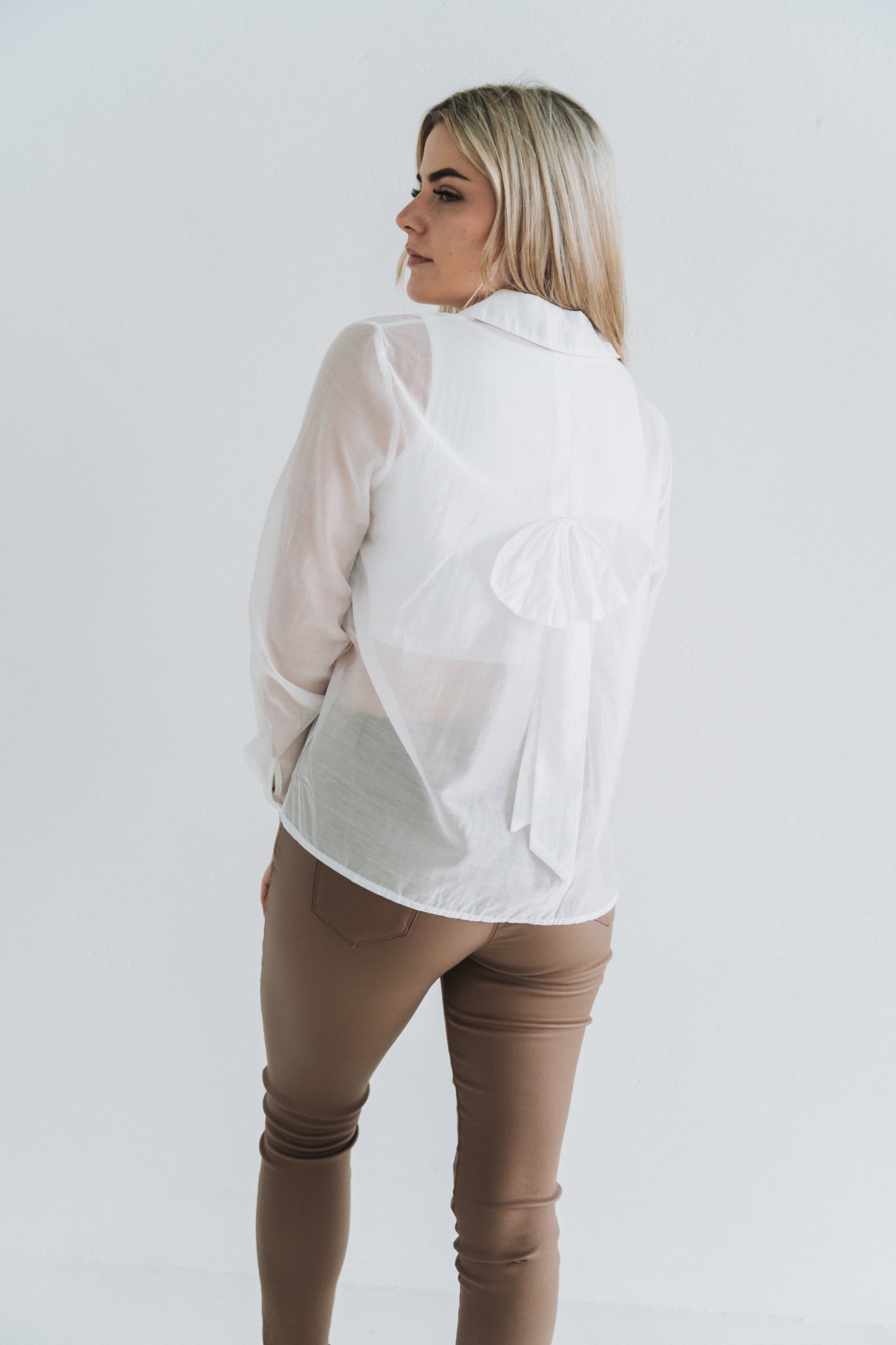 Bow Blouse Cream