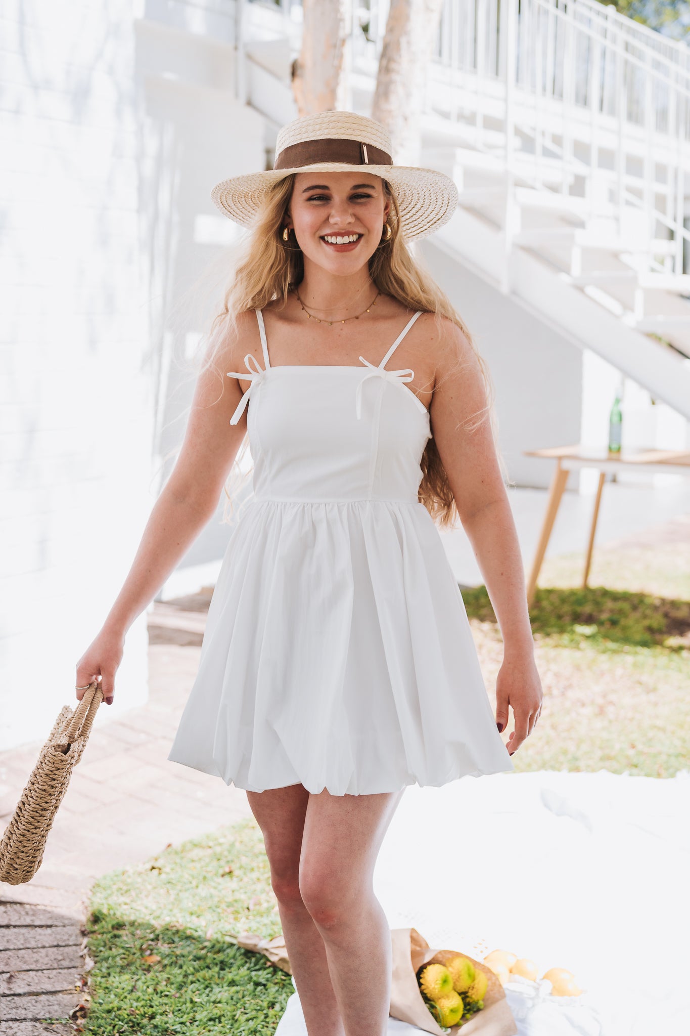 Picnic Dress White