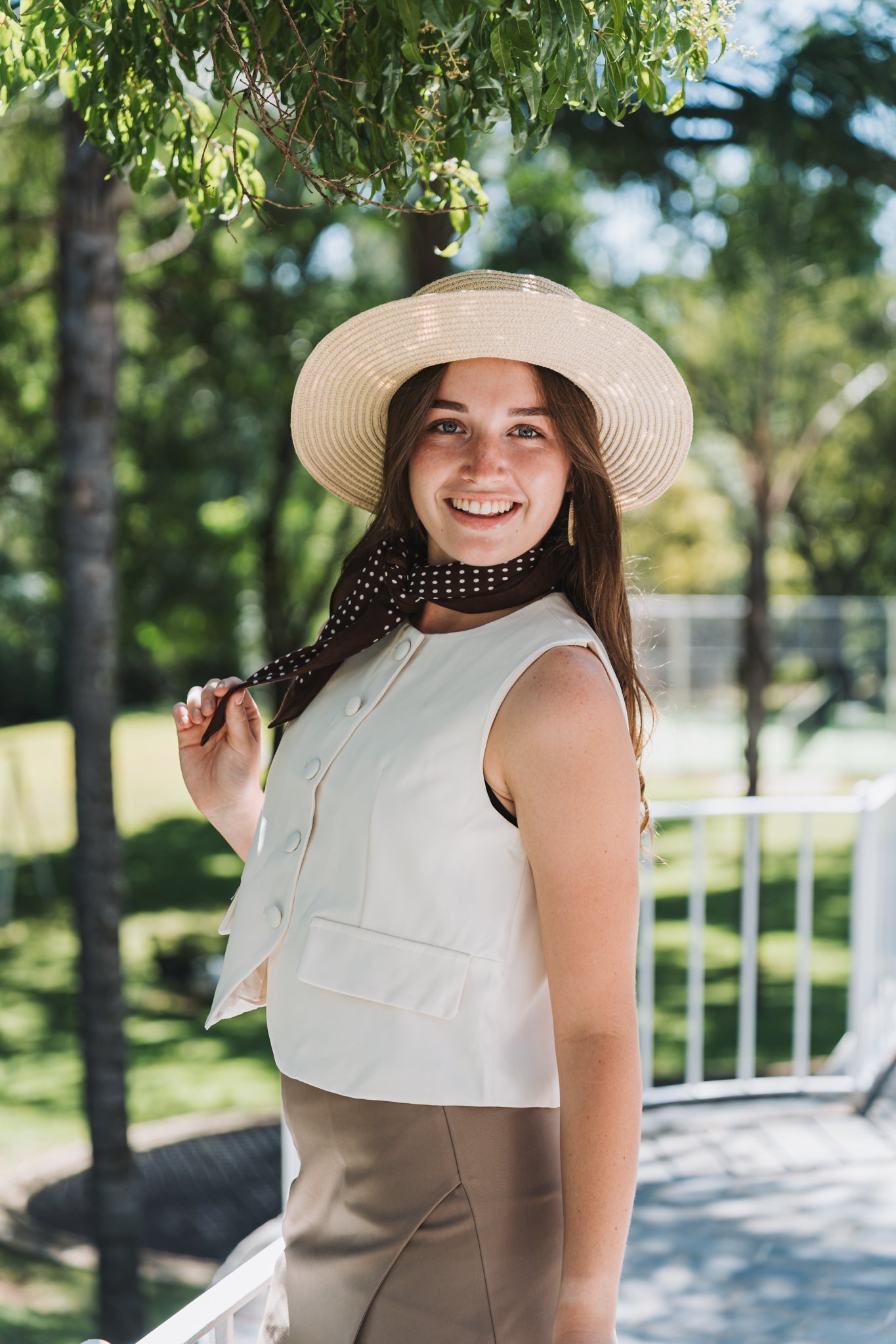 Office Waistcoat Cream