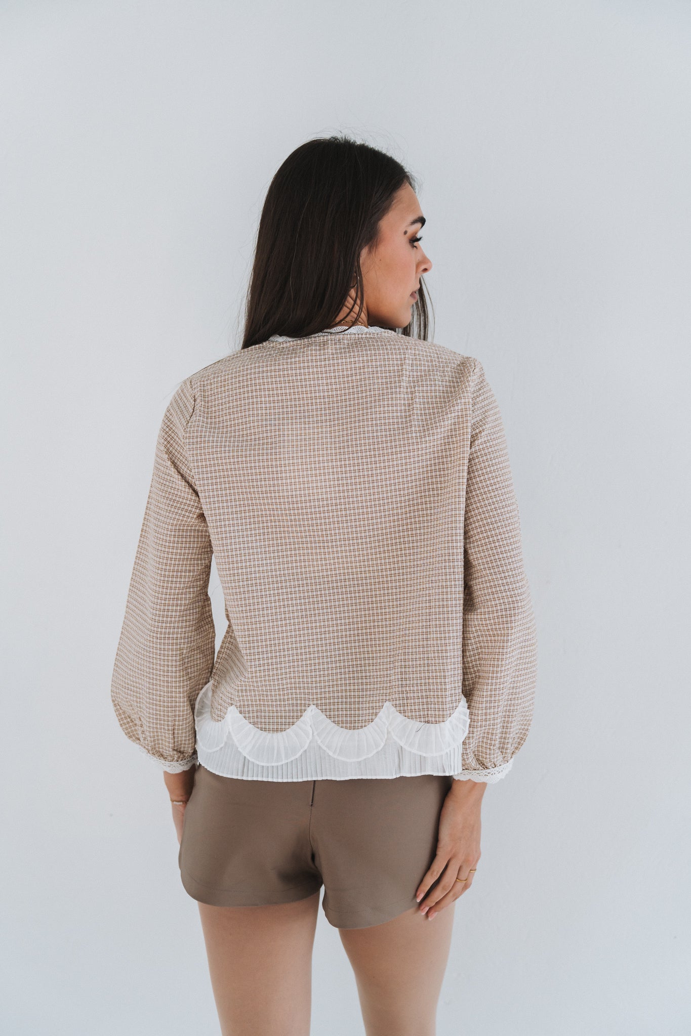 Mary Blouse Caramel | One Size / Fits 30-34