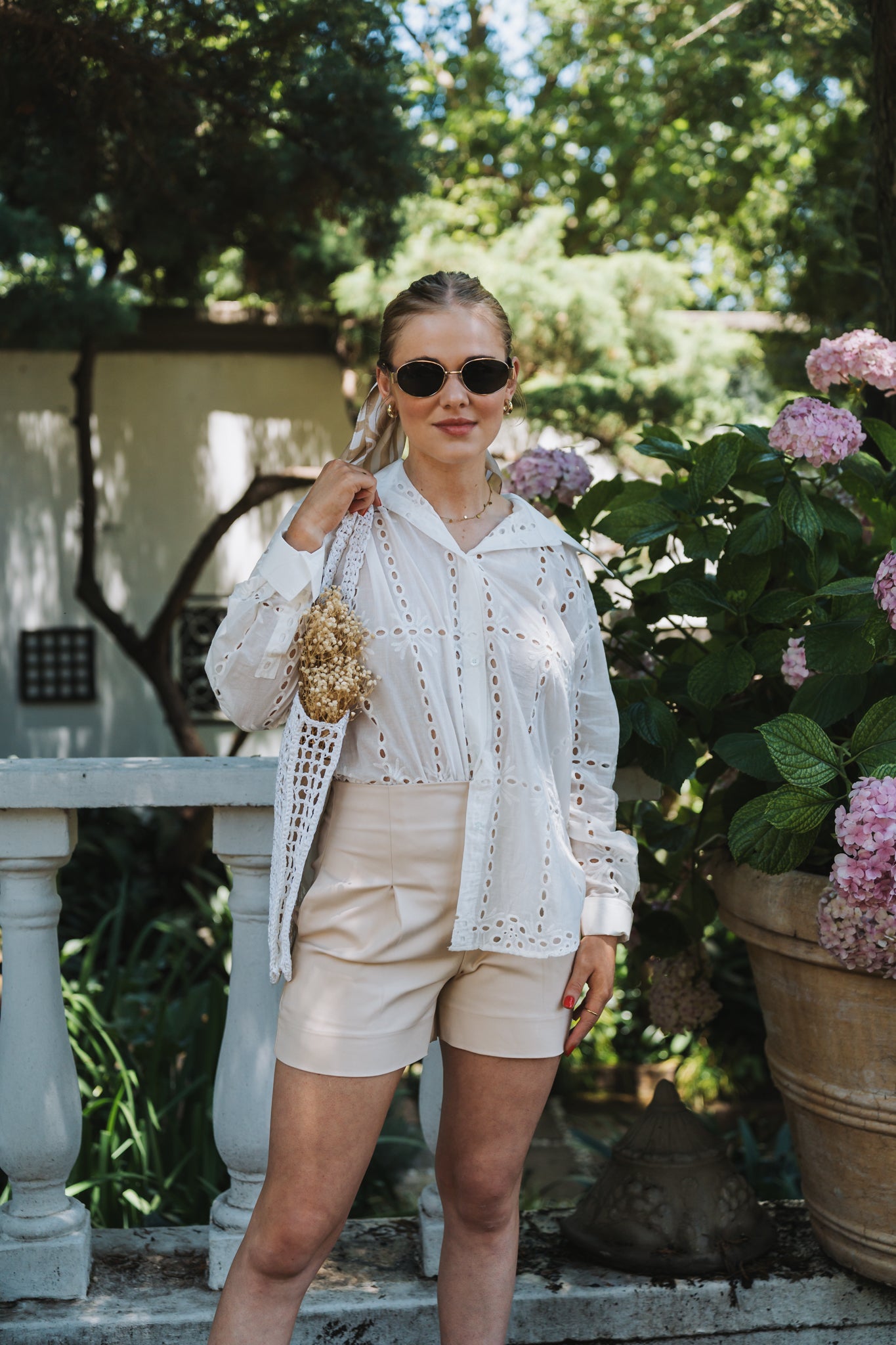 Anglaise Blouse White