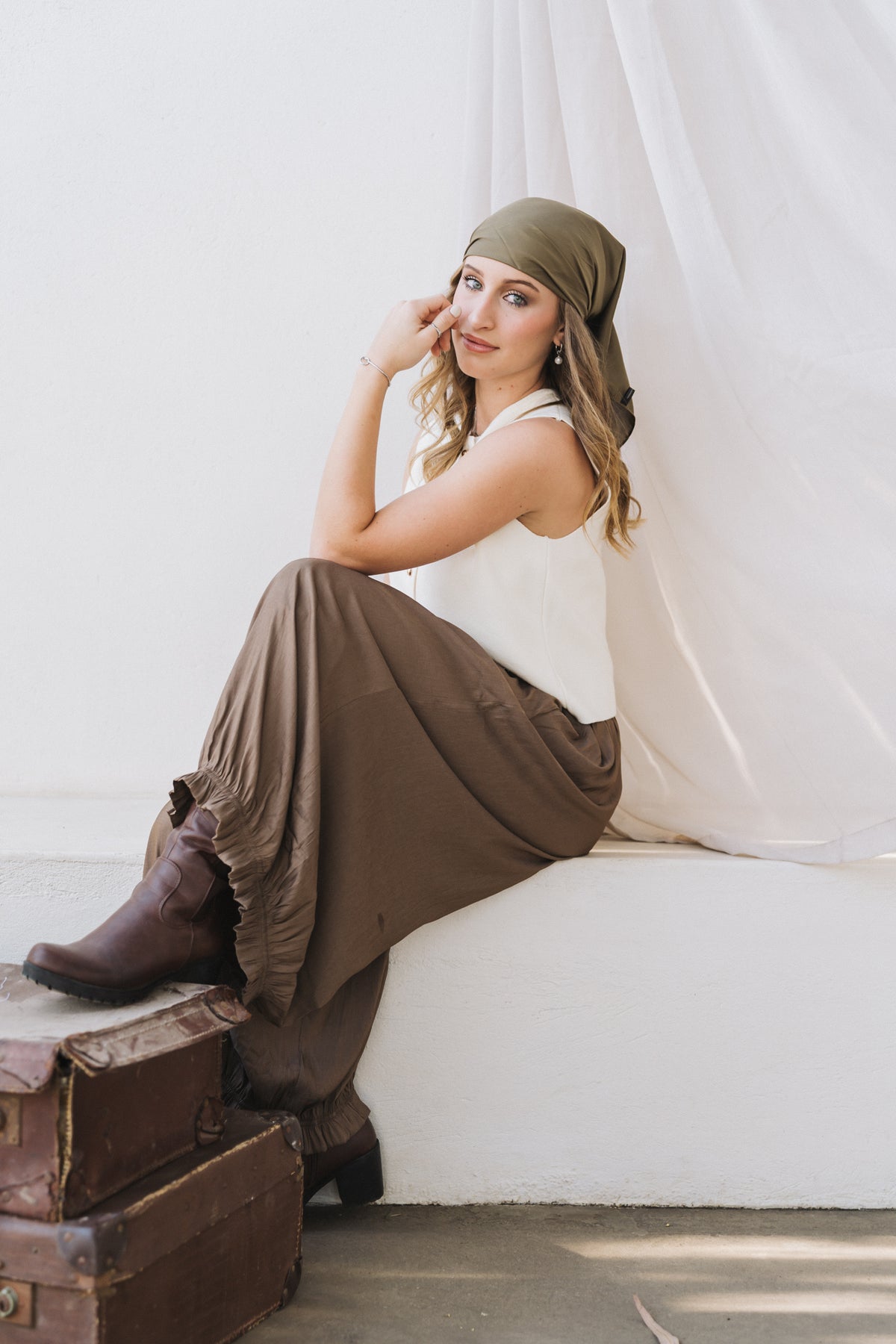 Yasmine Pants Brown | One Size / Fits 32-36