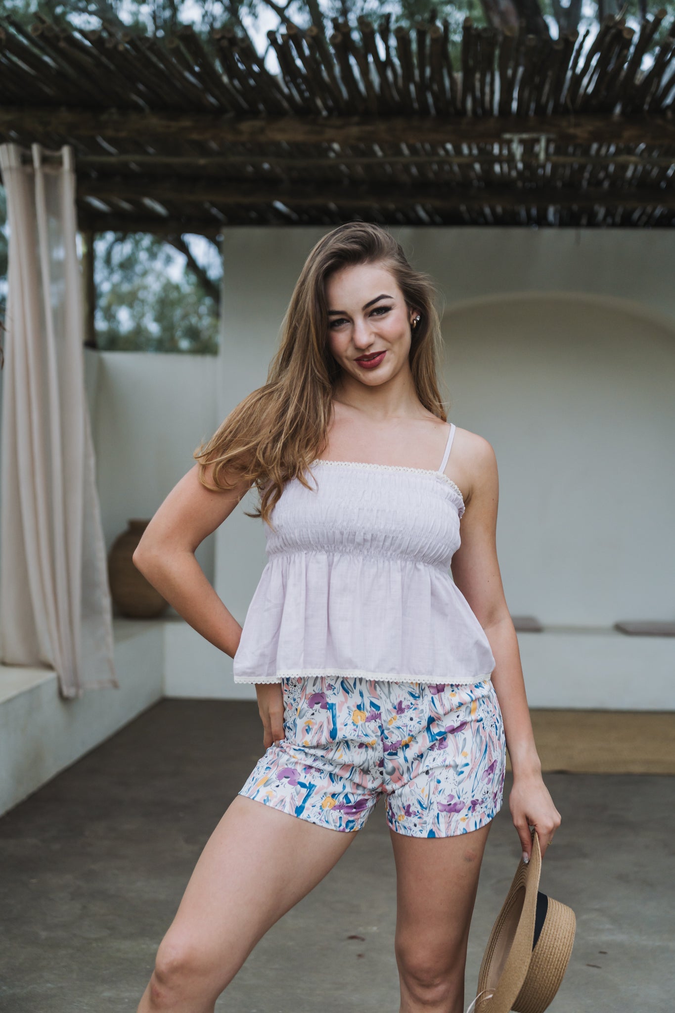 Statement Short Purple