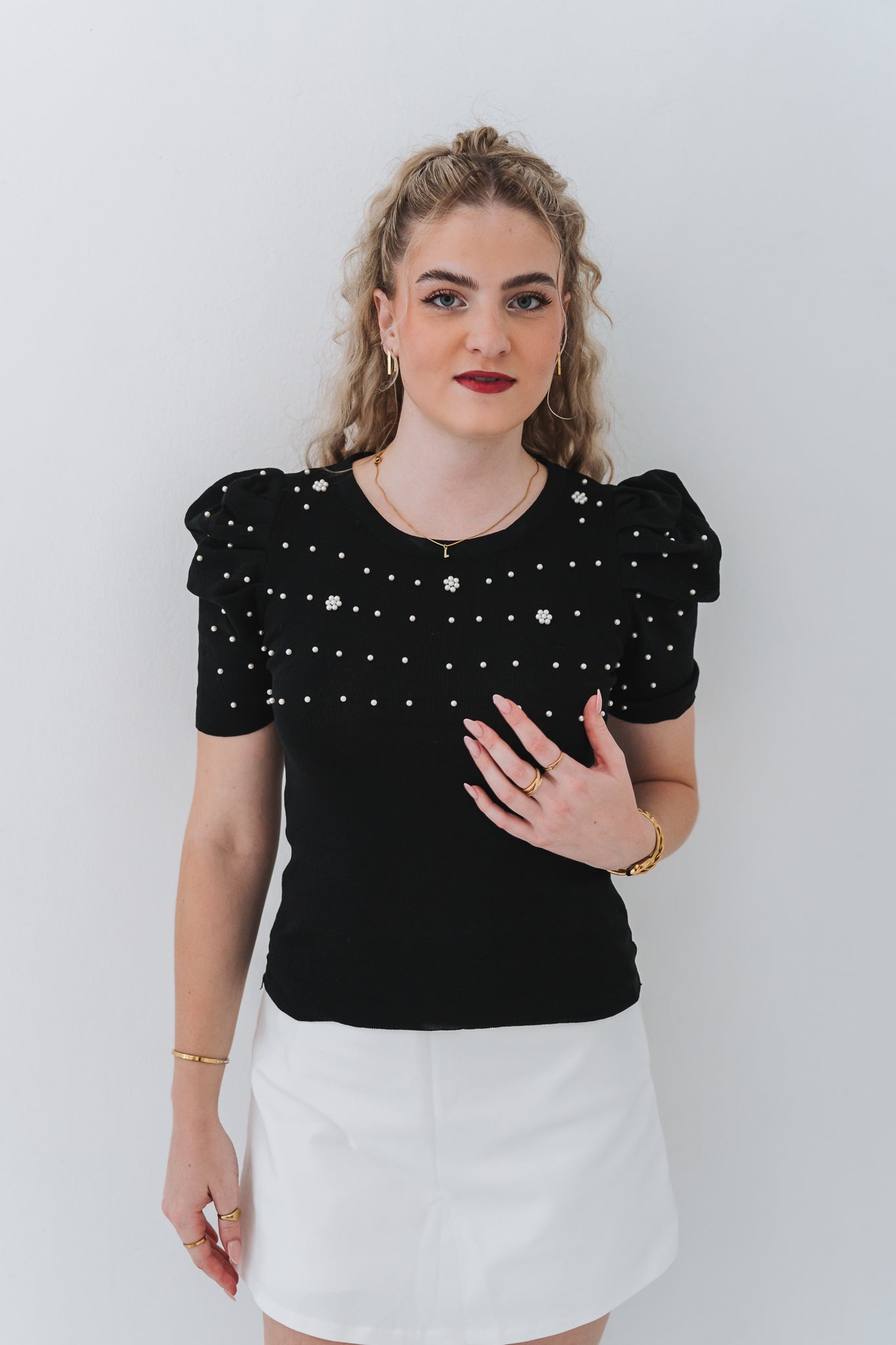 Pearly Tee Black