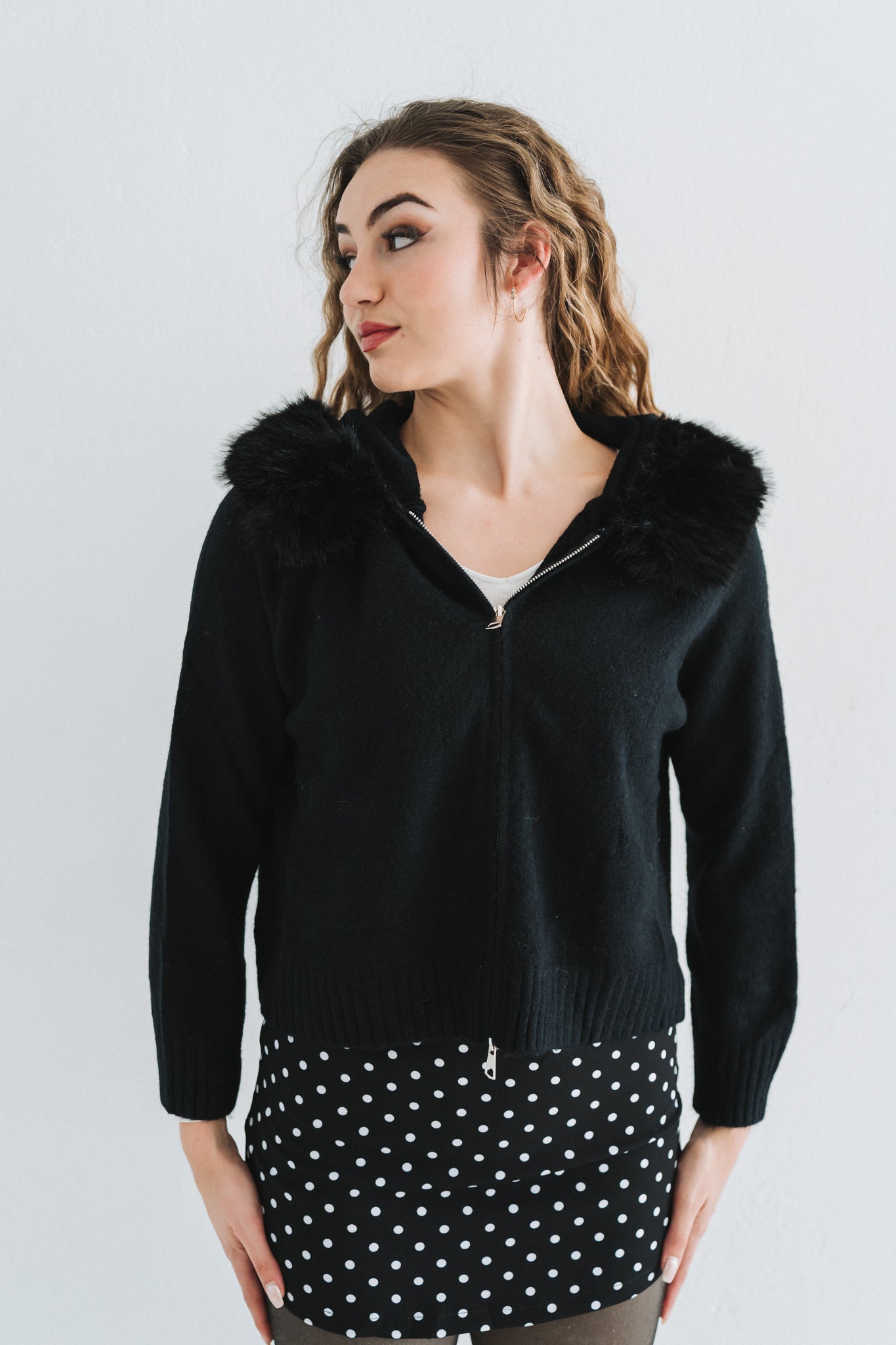 Fluff Hoody Black | One Size / Fits 30-34