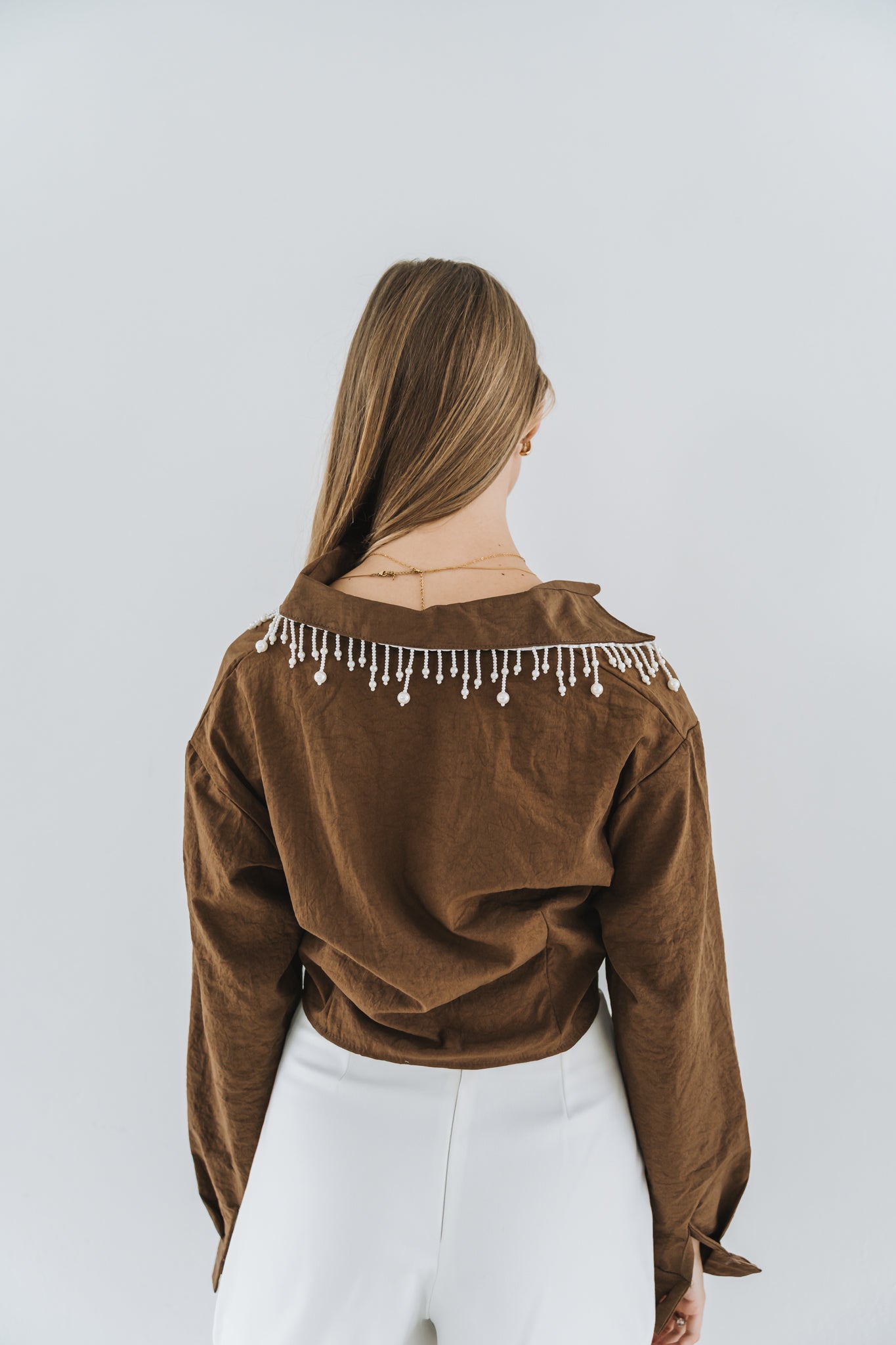 Cowgirl Blouse Brown | One Size / Fits 30-32