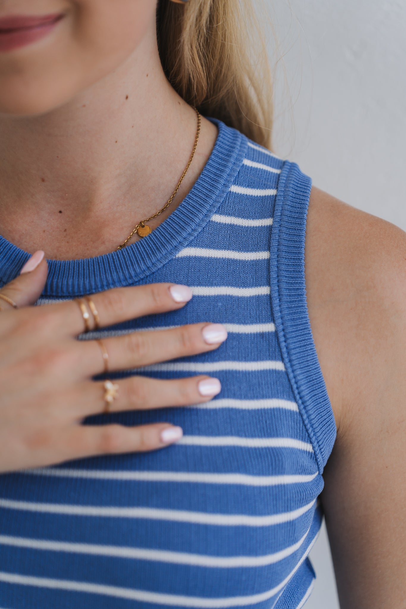 Staple Vest Blue