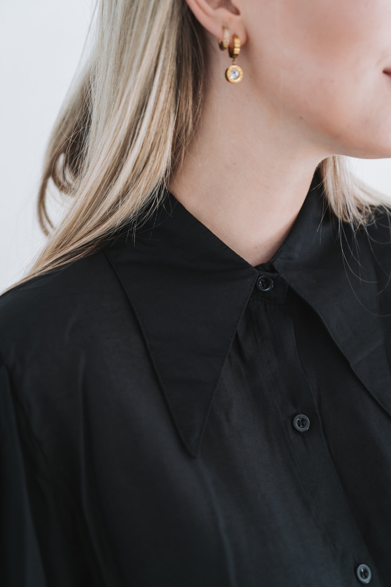 Puff Shoulder Black
