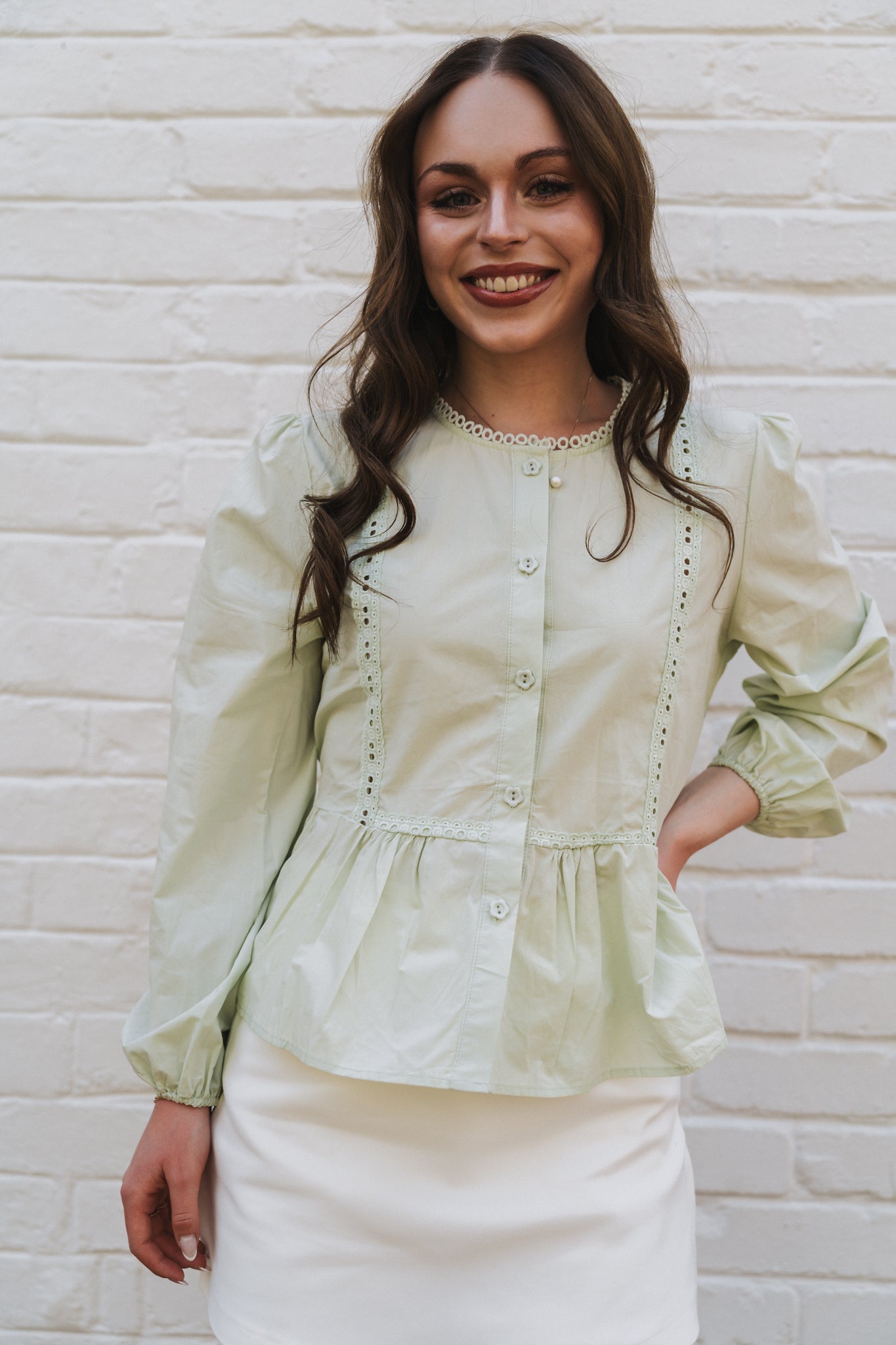 Fairy Blouse Mint | One Size / Fits 30-34