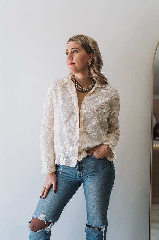 Julie Blouse Cream