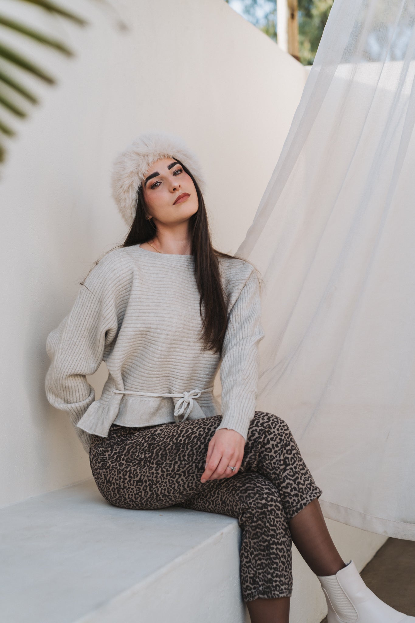 Leopard Denim