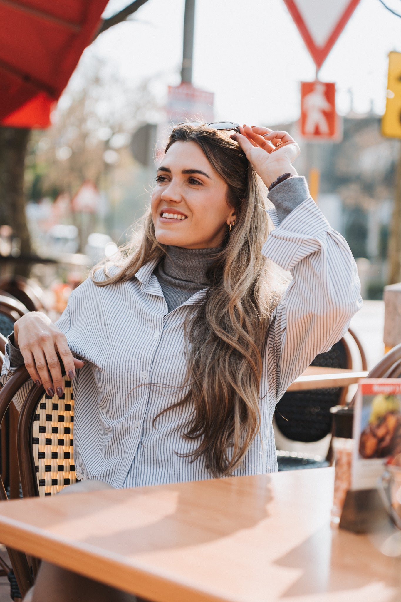 Britney Blouse Grey