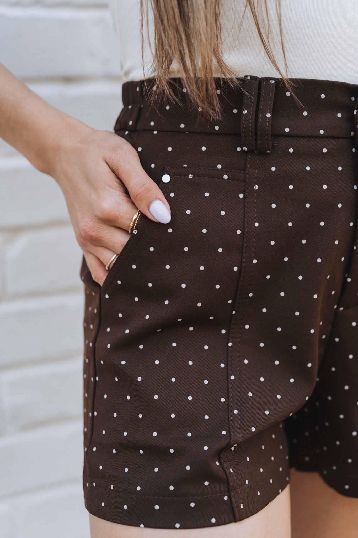 Polka Short Brown | One Size / Fits 30-34