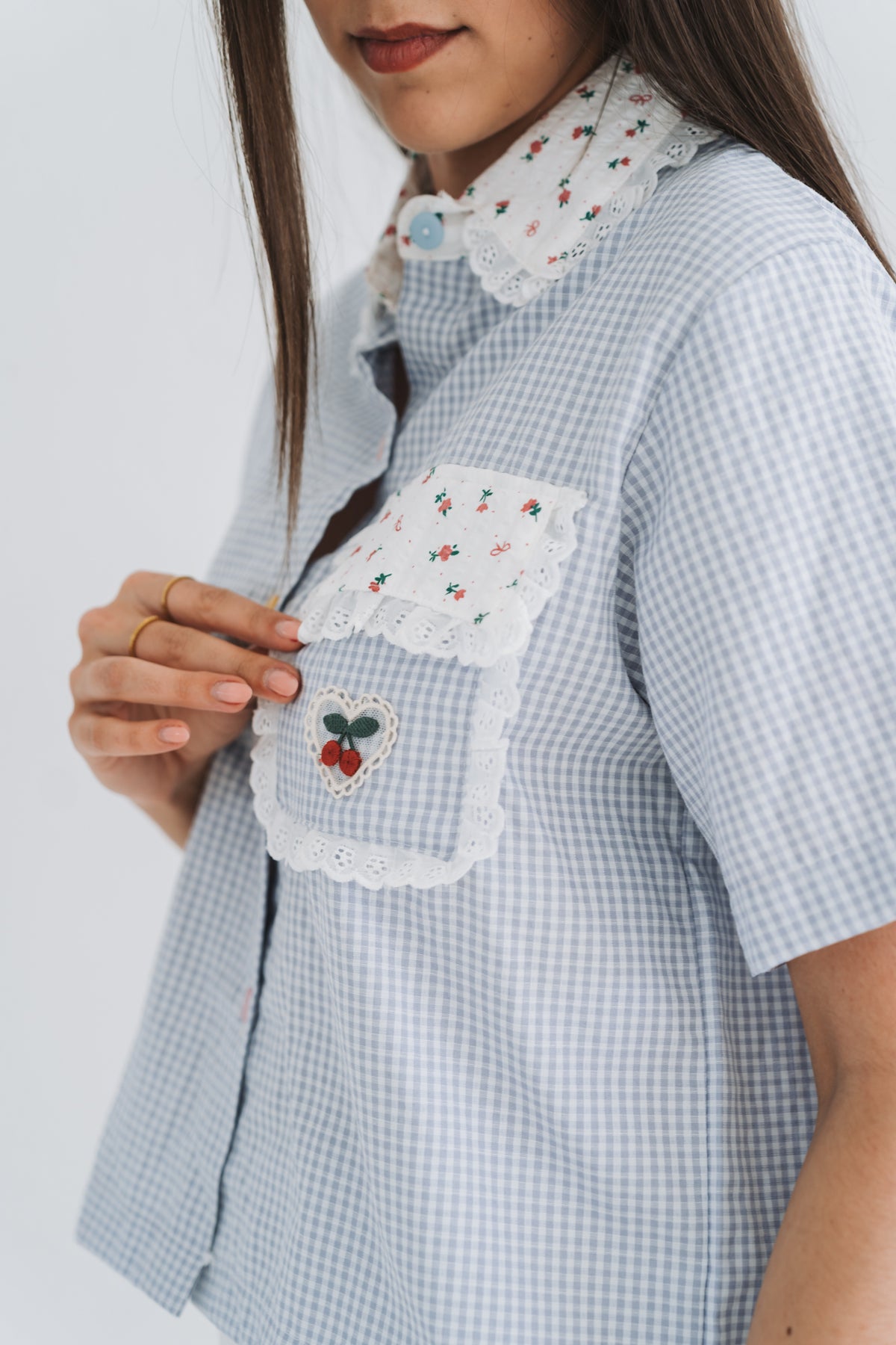 Picnic Top Light Blue | One Size / Fits 30-34