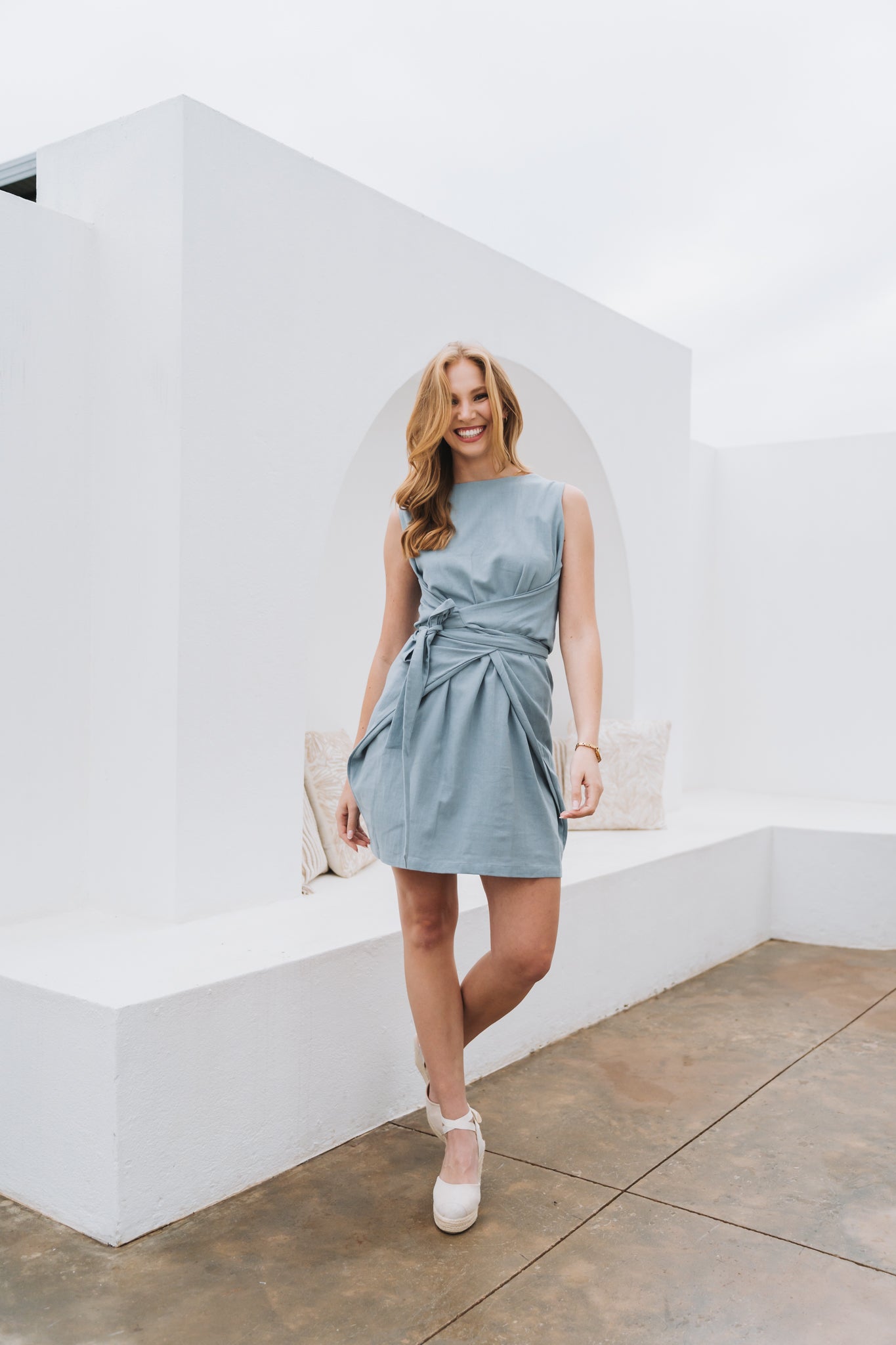 Bea Dress Baby Blue