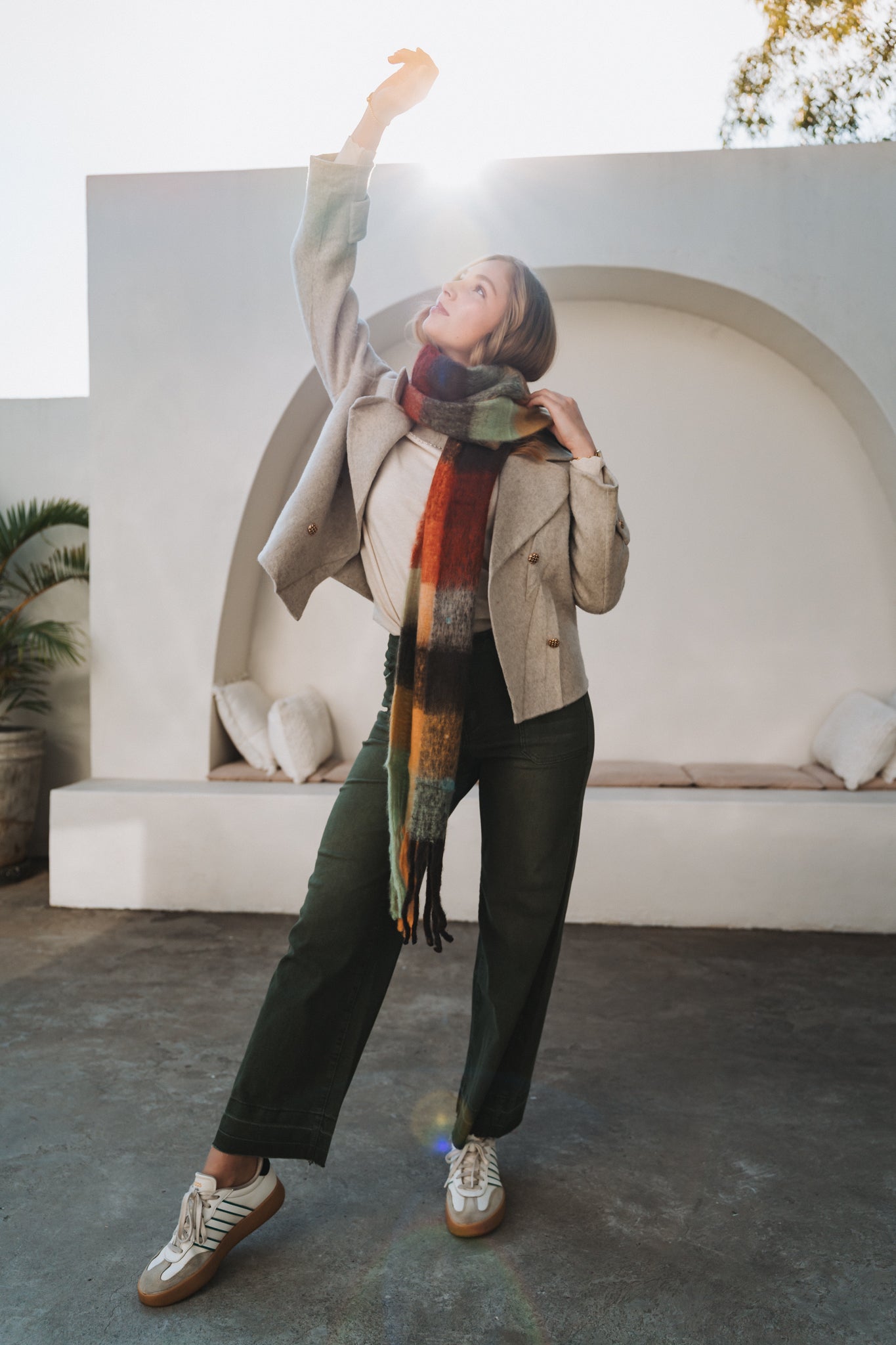 Stone Cropped Coat