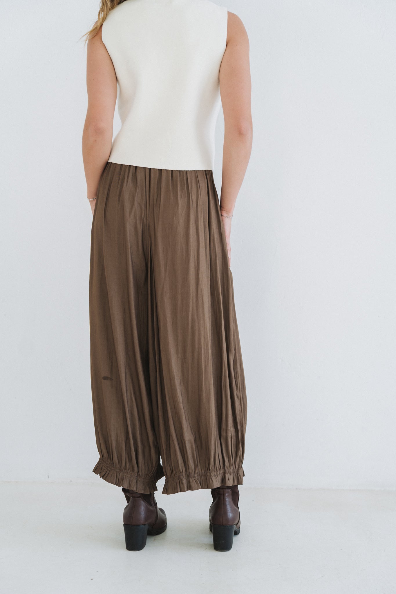 Yasmine Pants Brown | One Size / Fits 32-36